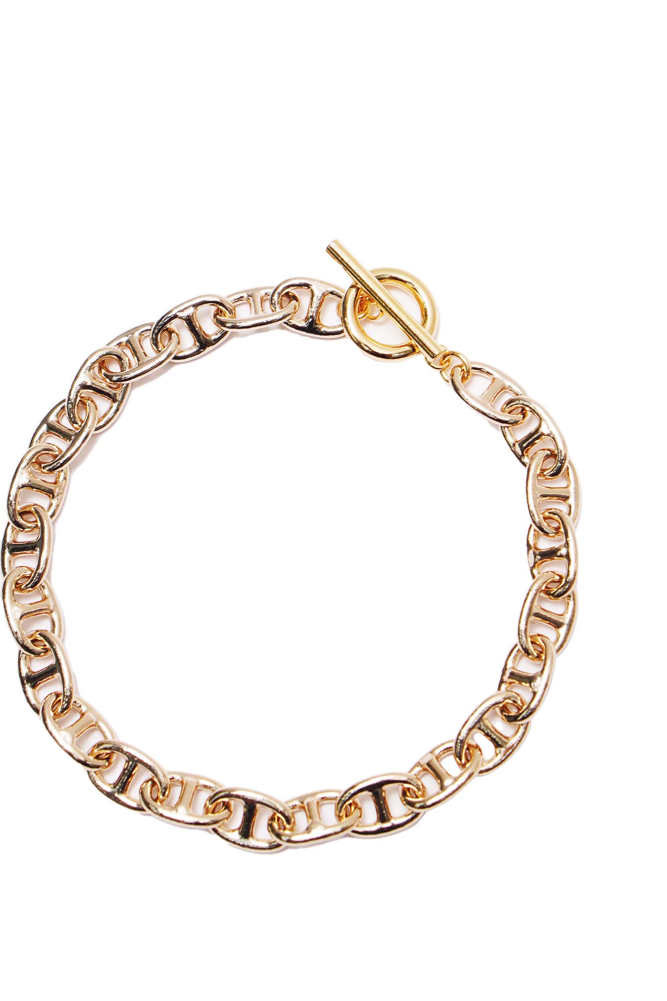 CHAIN TAB GOLD BRACELET