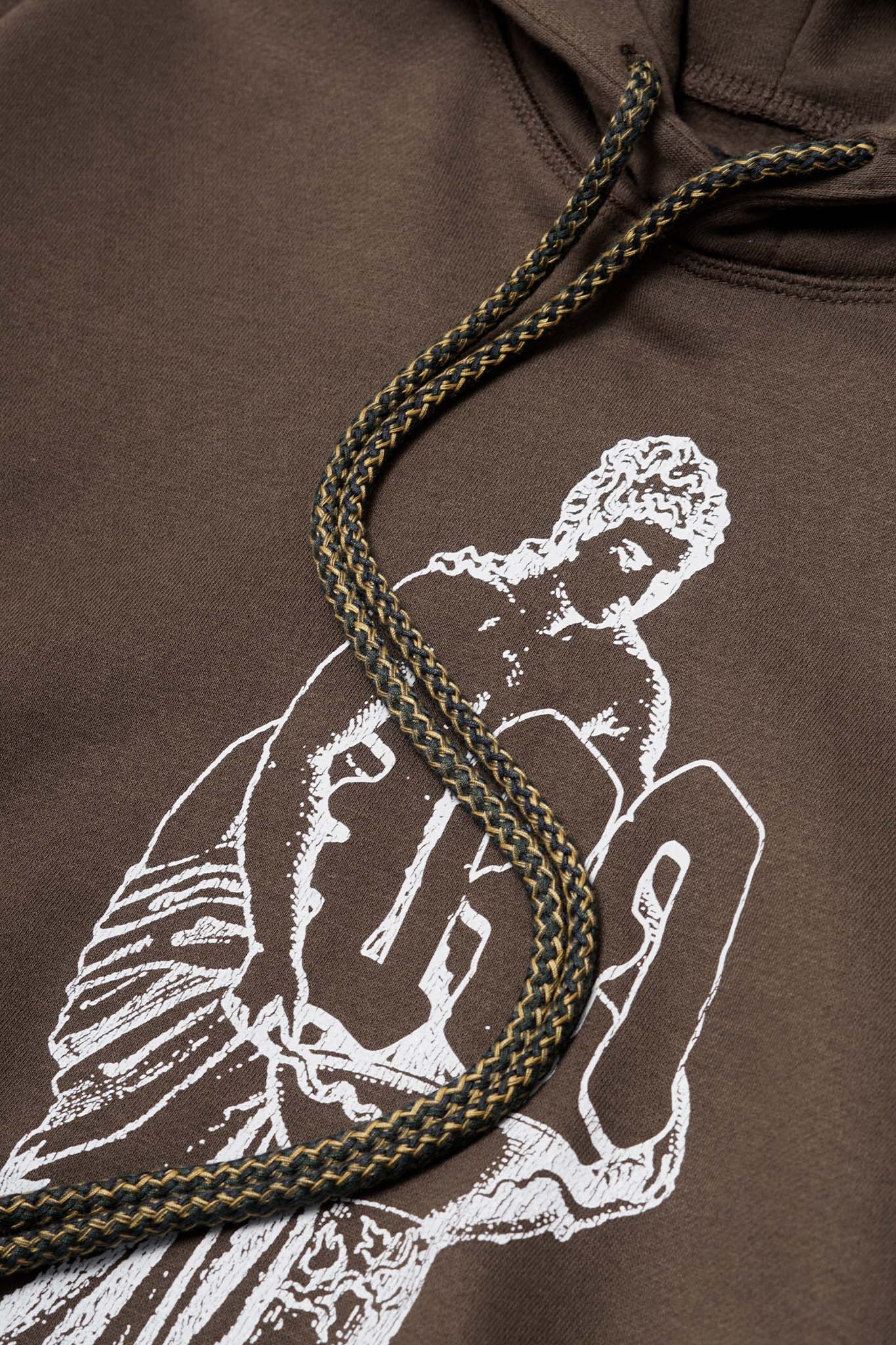 M'$ MOTHERLAND HOODIE IN WOOD