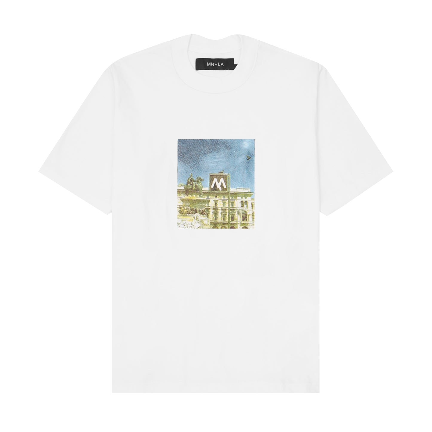 "METRO V2" TEE IN WHITE