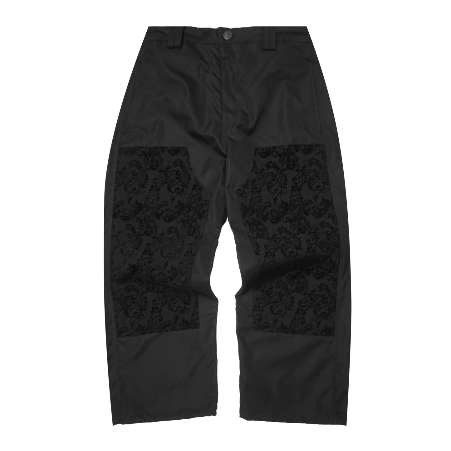 M+ DOUBLE KNEE PHAT PANTS IN NECRO
