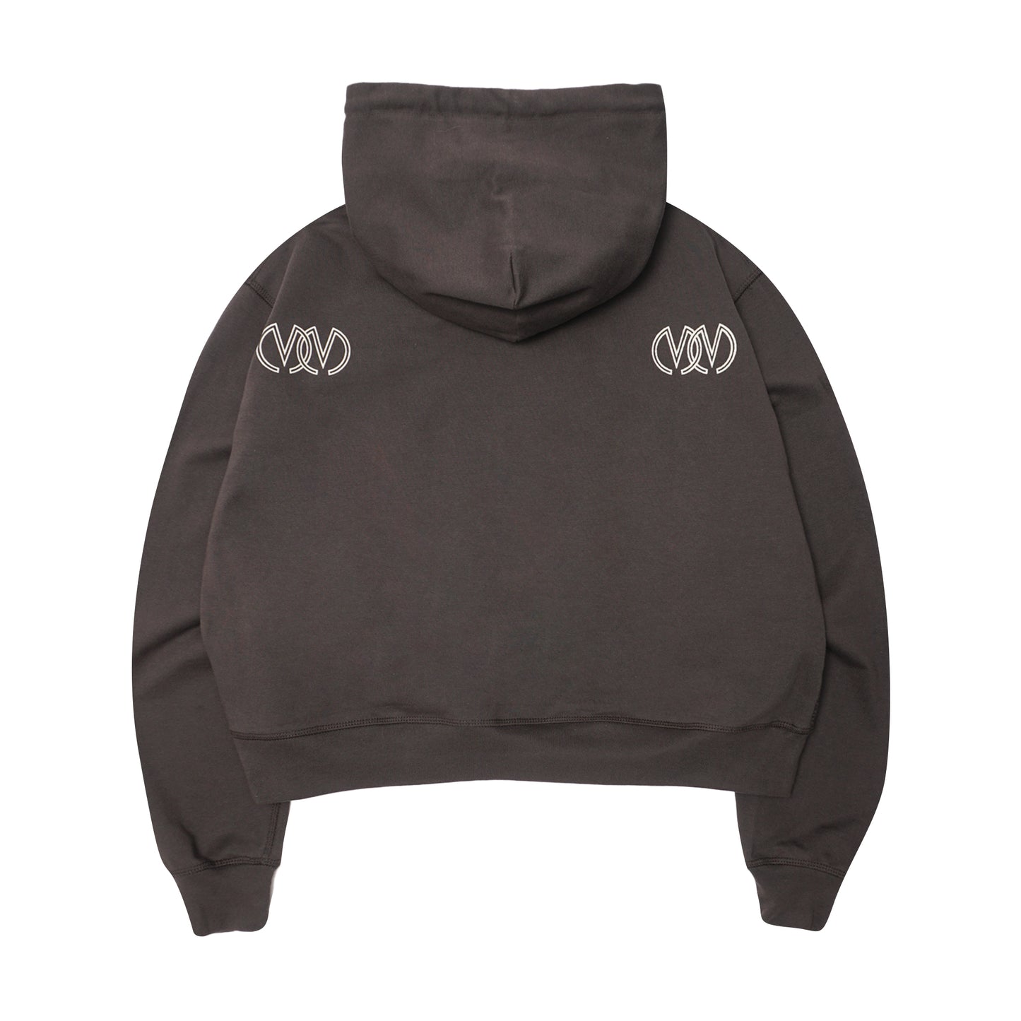 "TWIN M'$" HOODIE IN CHARCOAL GREY