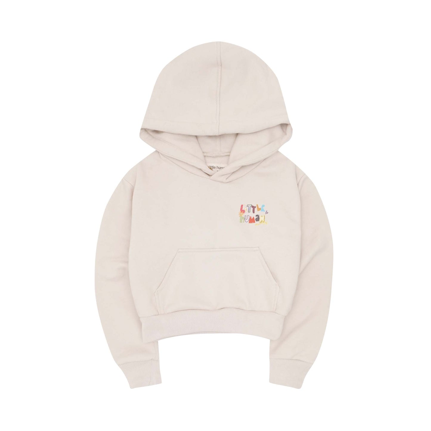 "CRAYONS" LITTLE HUMAN™ HOODIE IN OAT