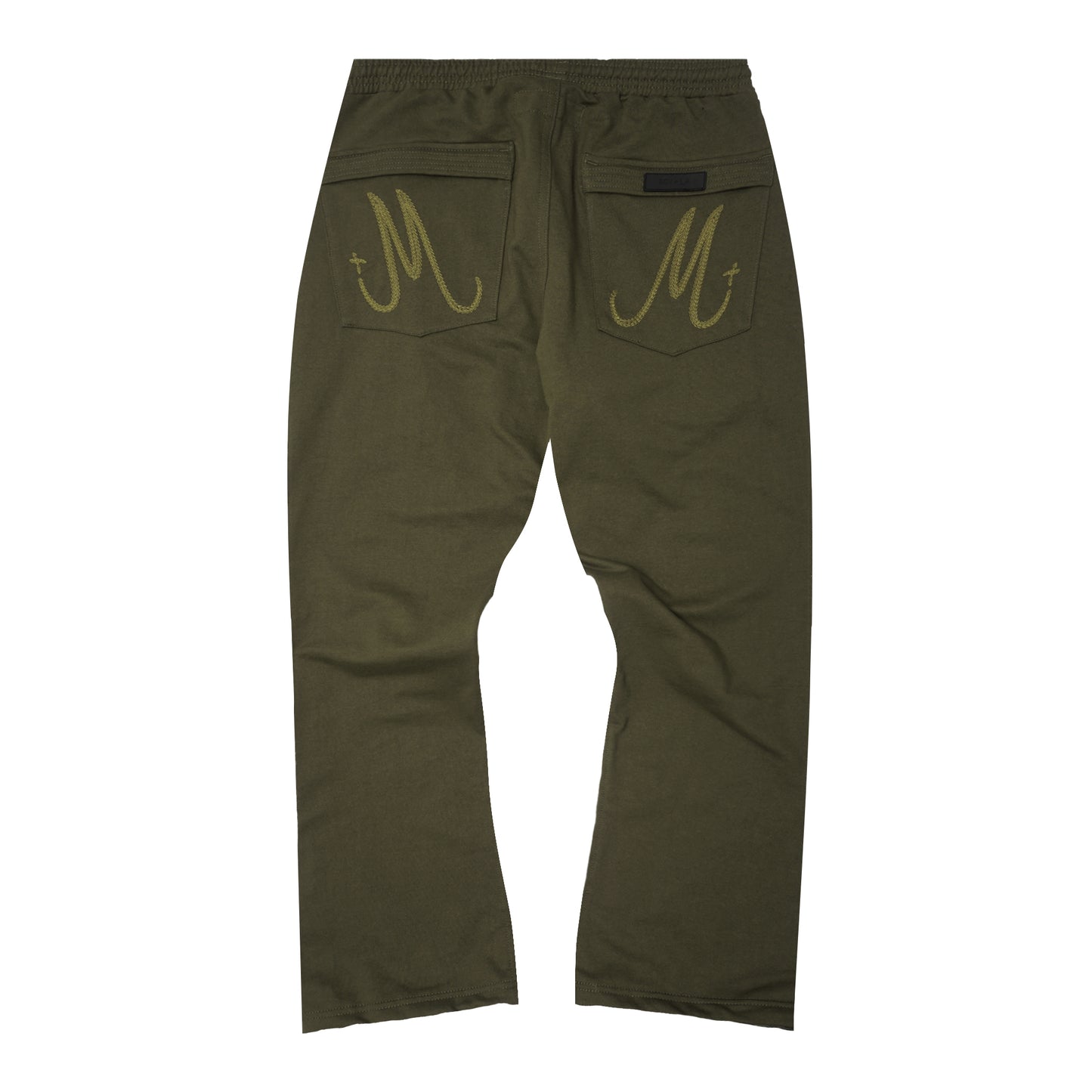 M+ BOOTCUT PANTS IN OLIVE
