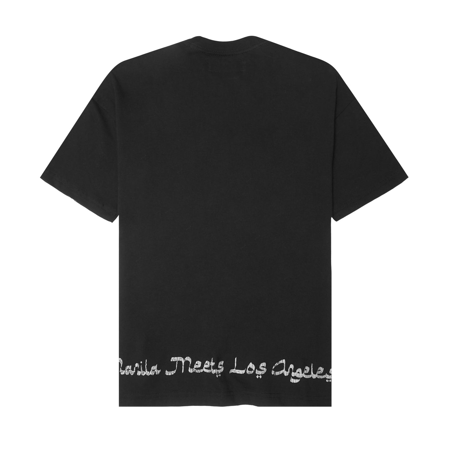 "LOVE HURTS" TEE IN CAVIAR