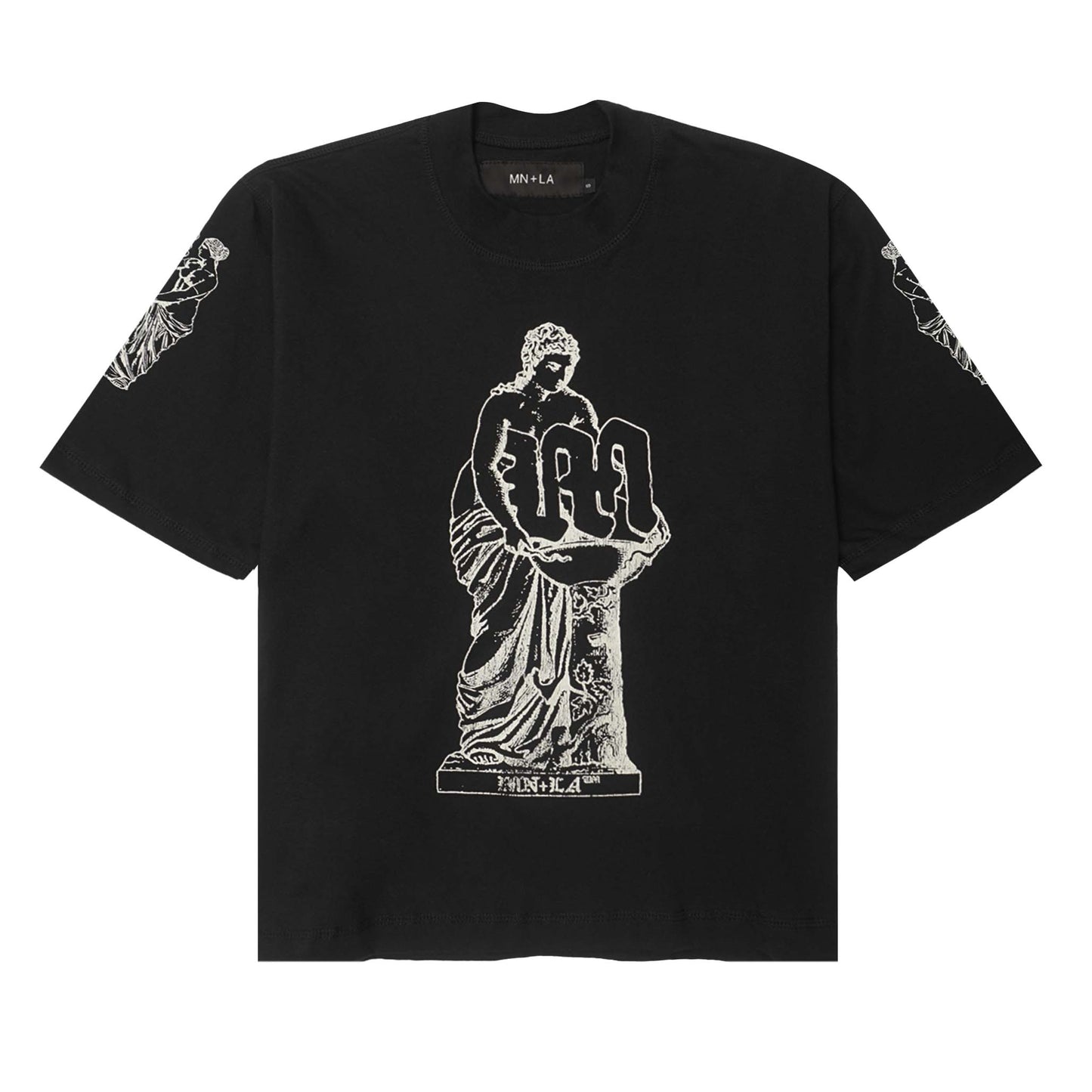 M'$ MOTHERLAND TEE IN CAVIAR