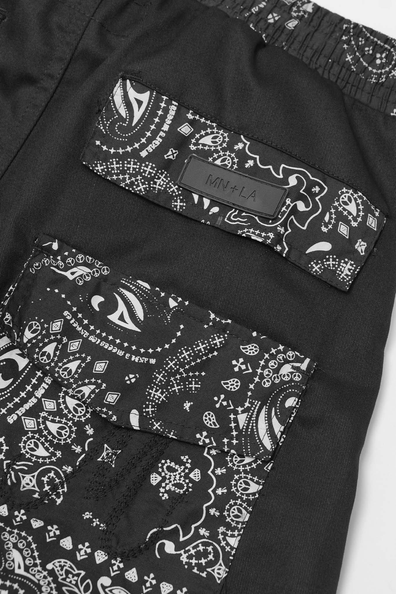 M+ NEEDLEWORK PANTS IN ANTHRACITE