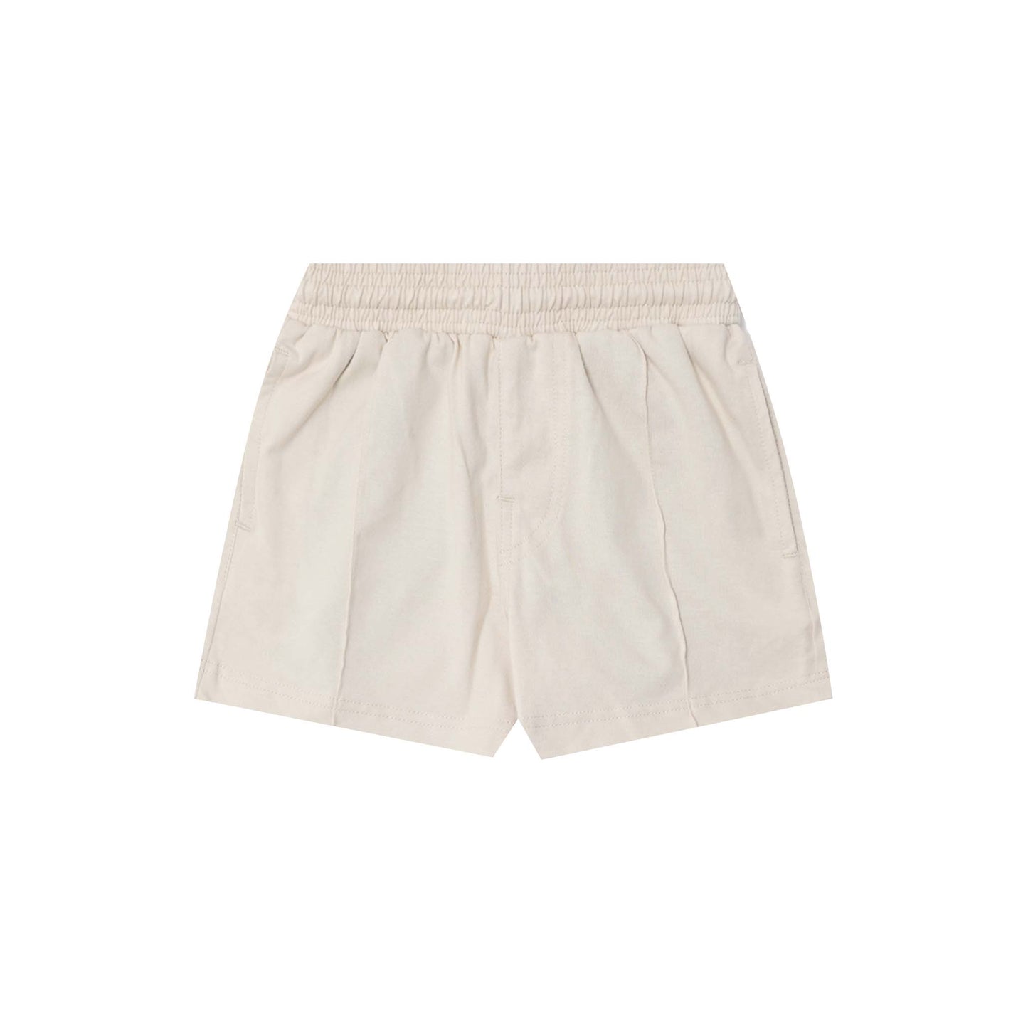 "PAINT SPLAT" LITTLE HUMAN™ PLEATED SHORTS IN OAT