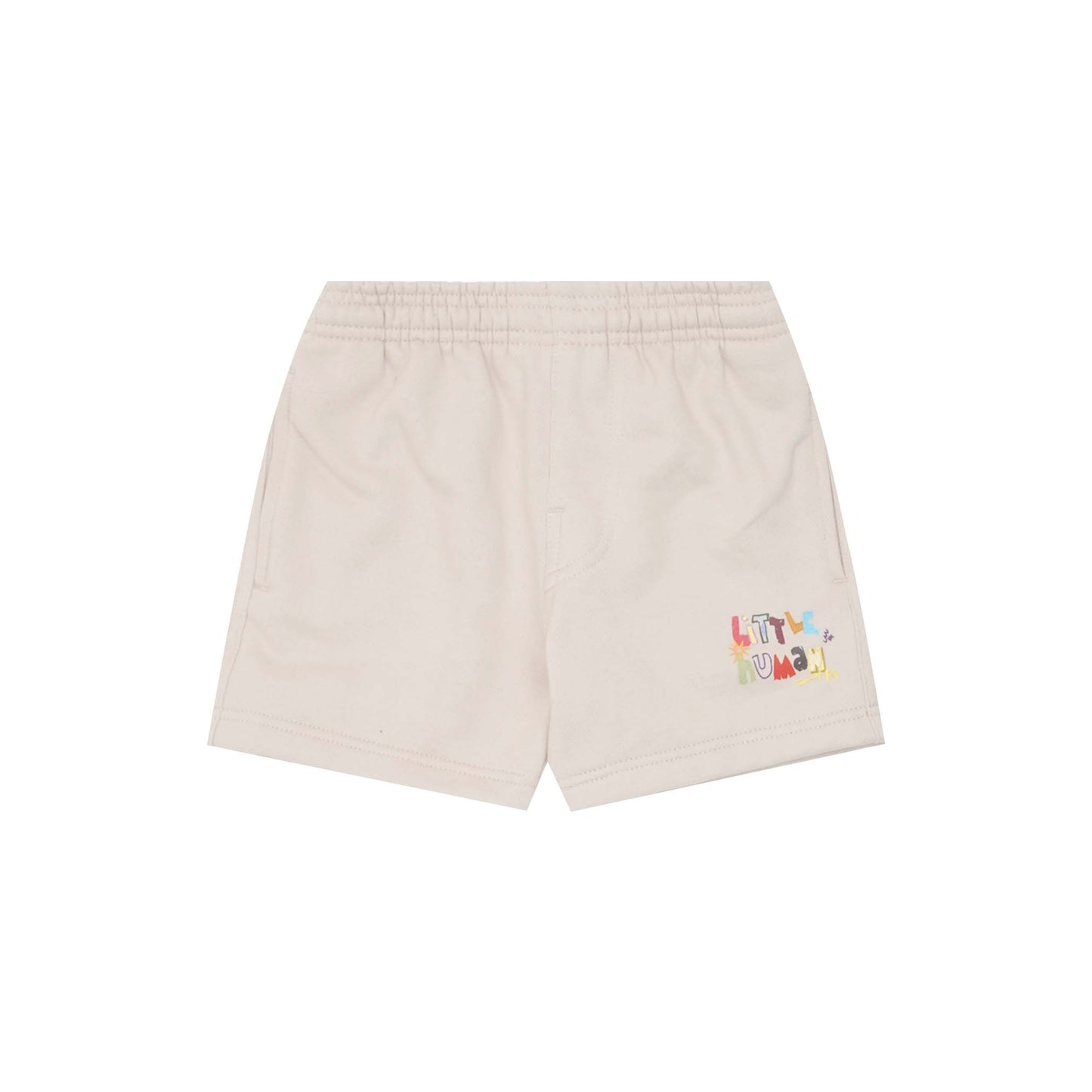 "CRAYONS" LITTLE HUMAN™ SWEATSHORTS IN OAT