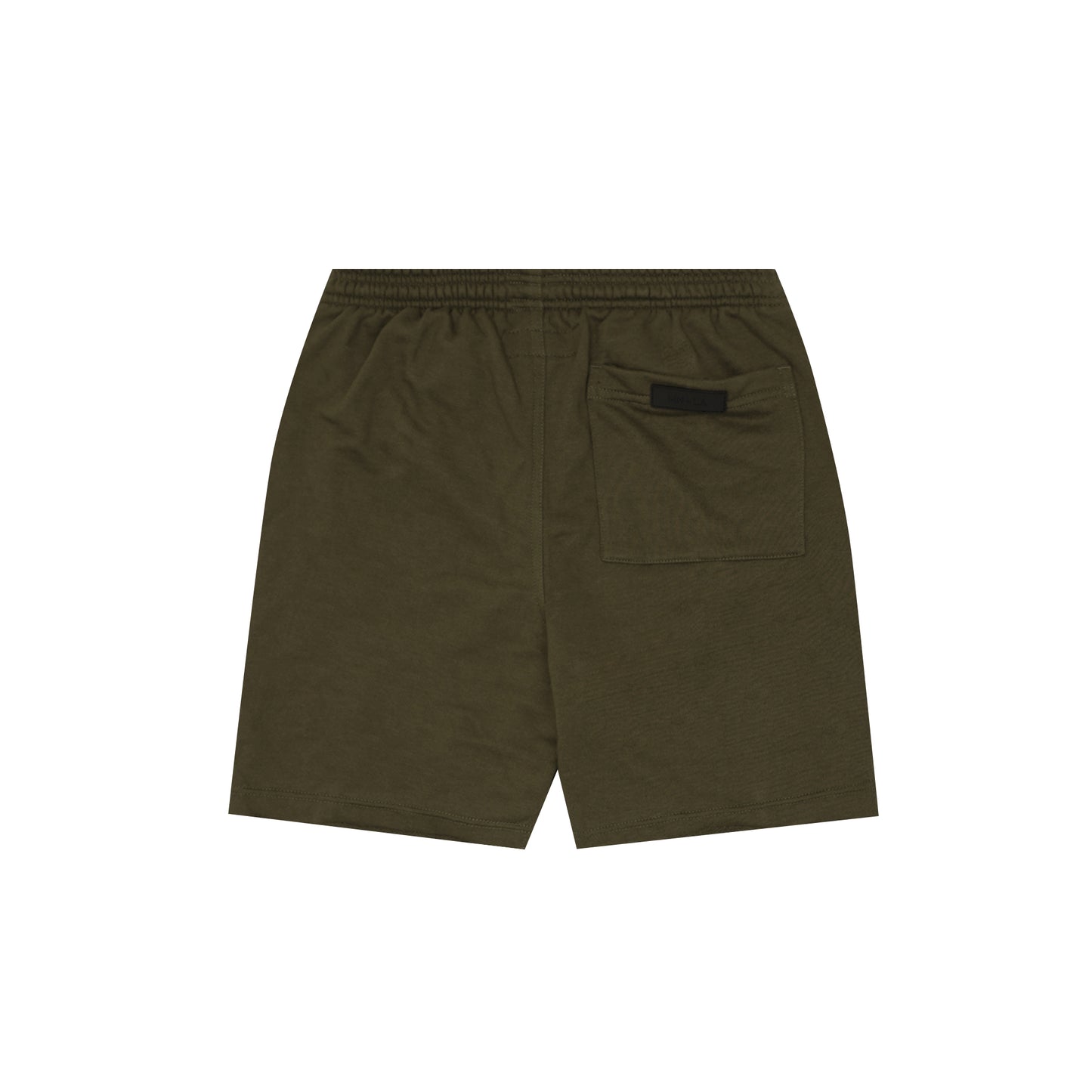 FRENCH TERRY RAW FINISH SWEATSHORTS IN OLIVE