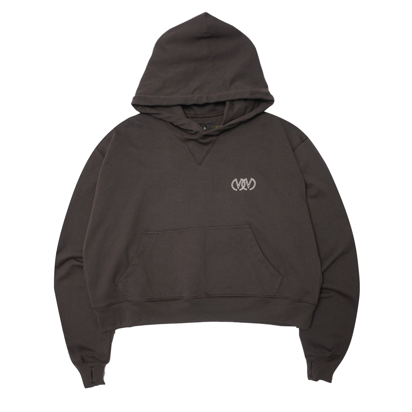 "TWIN M'$" HOODIE IN CHARCOAL GREY