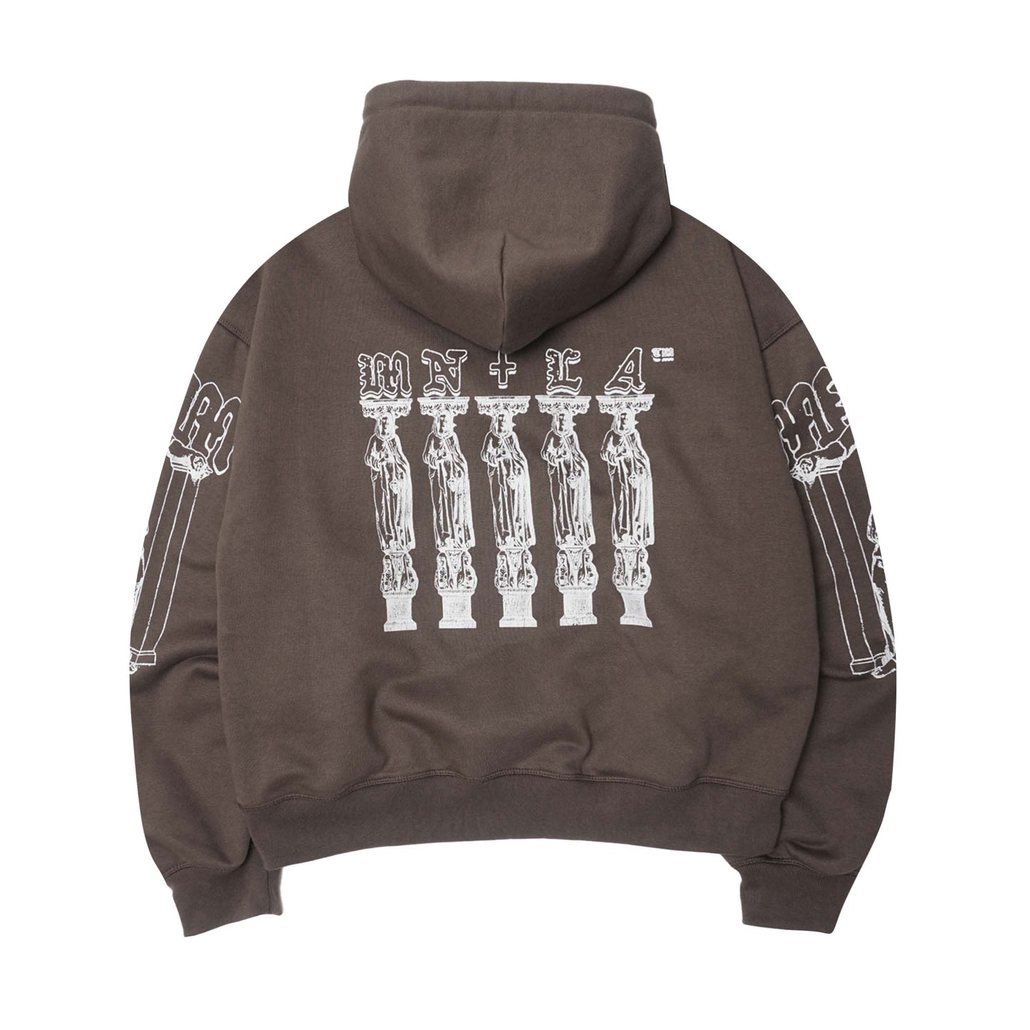 M'$ MOTHERLAND HOODIE IN WOOD