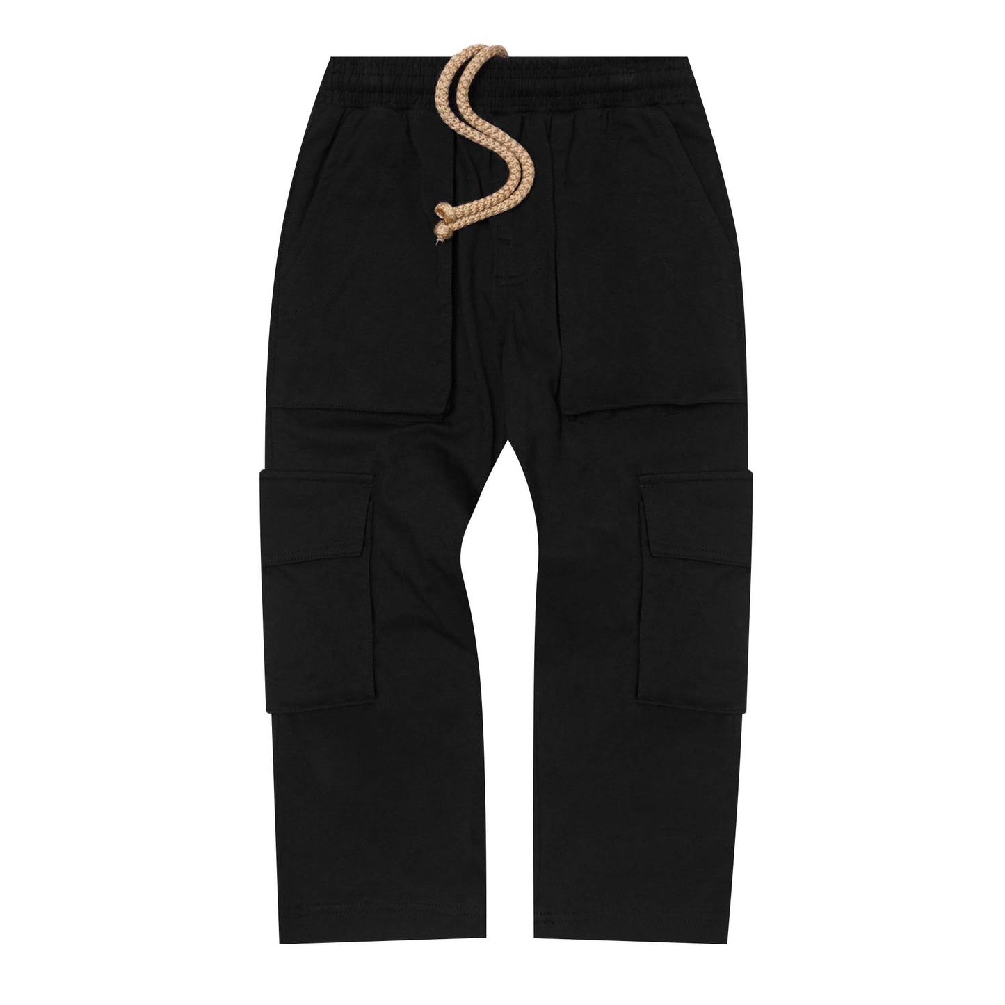 "PAINT SPLAT" LITTLE HUMAN™ CARGO PANTS IN CAVIAR