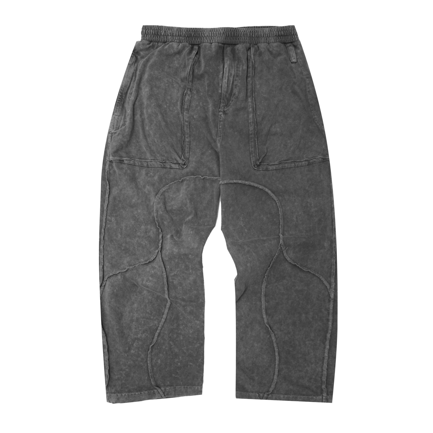 M+ VEINS PANTS IN DARK CEMENT