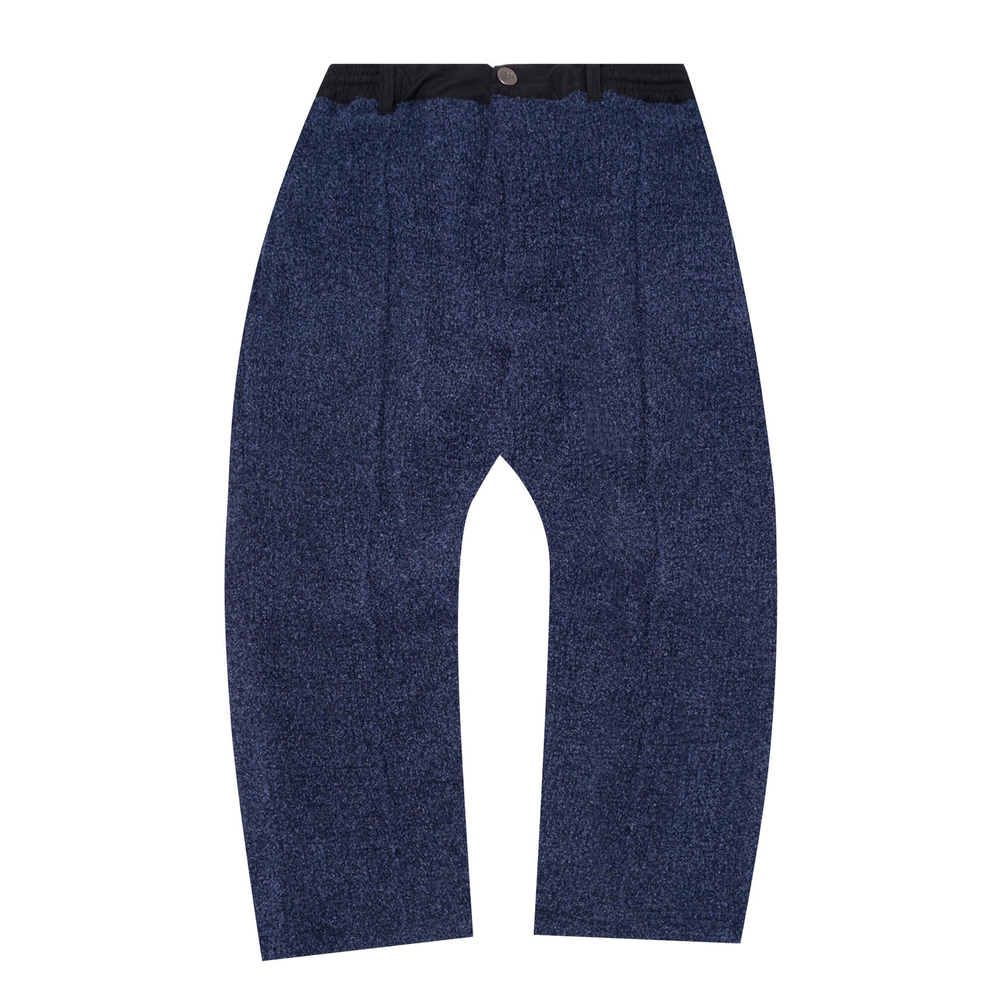PLEATED ULTRA WIDE PANTS IN STEEL BLUE