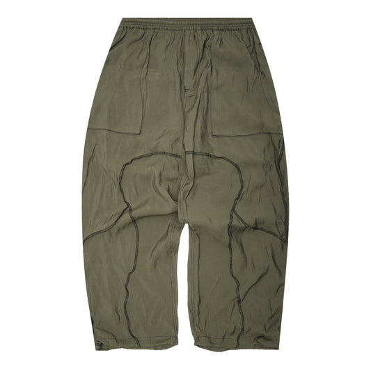 VEINS PANTS IN OLIVE DRAB
