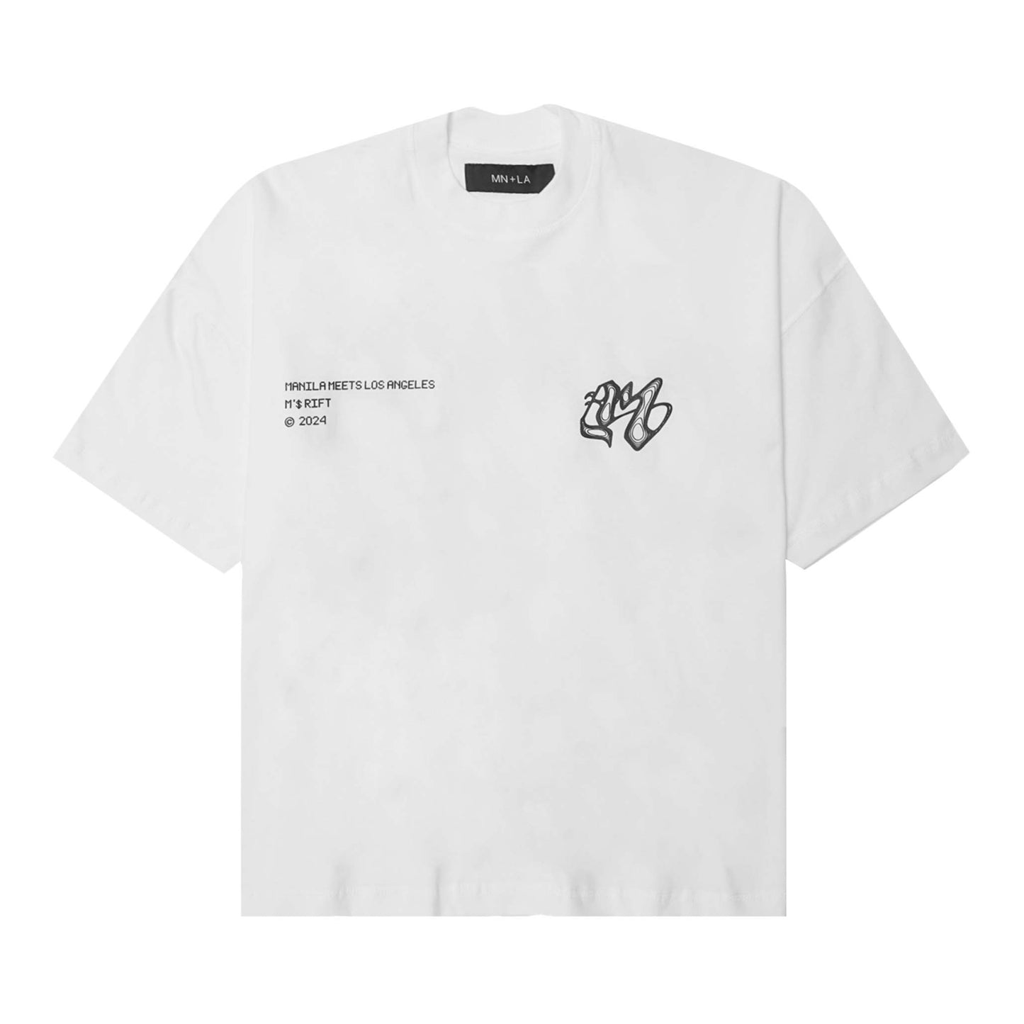M'$ RIFT VAST TEE IN WHITE