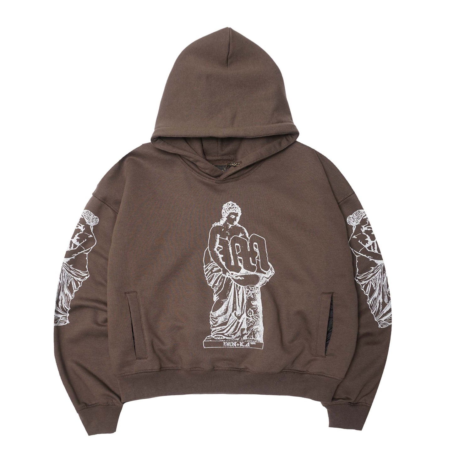 M'$ MOTHERLAND HOODIE IN WOOD