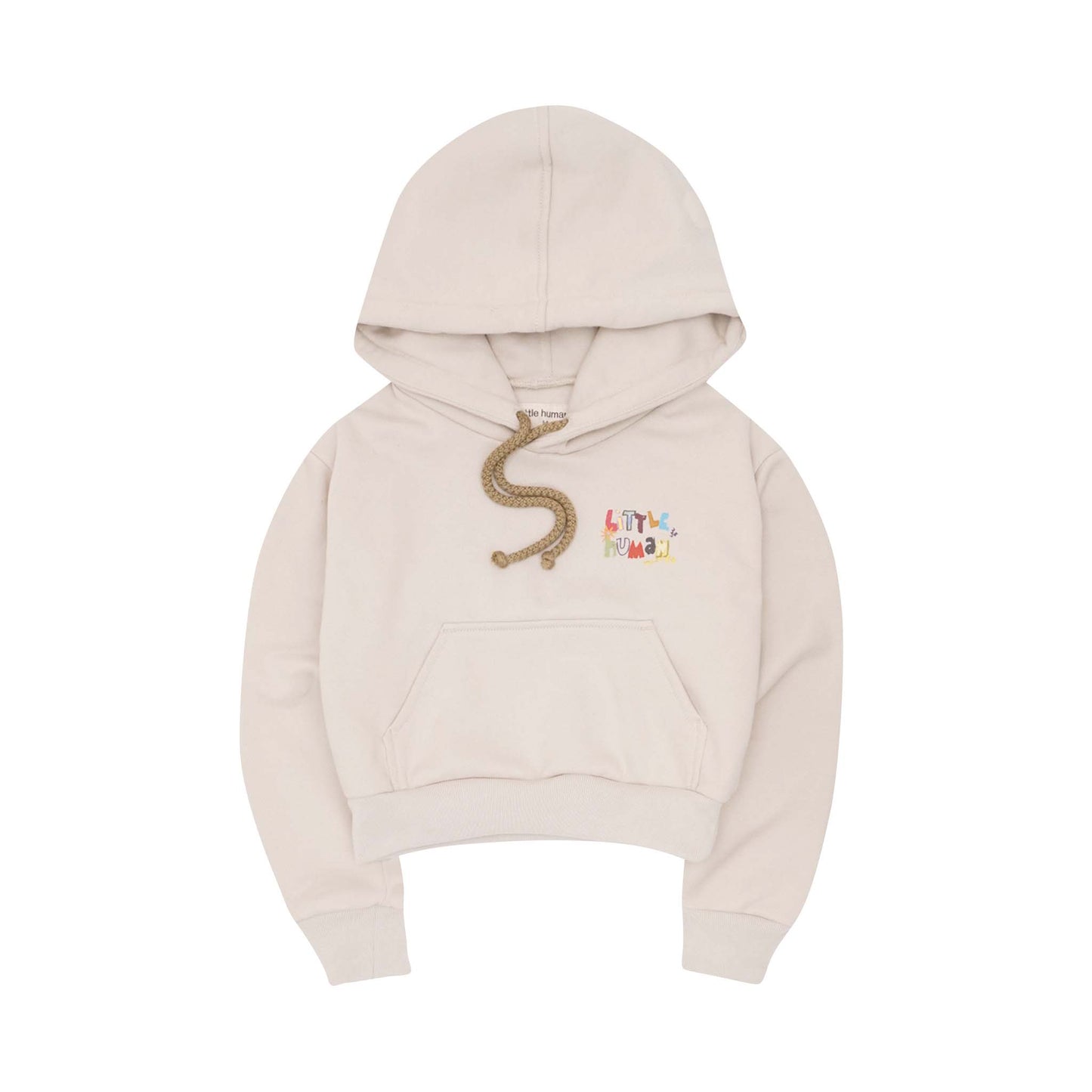 "CRAYONS" LITTLE HUMAN™ HOODIE IN OAT