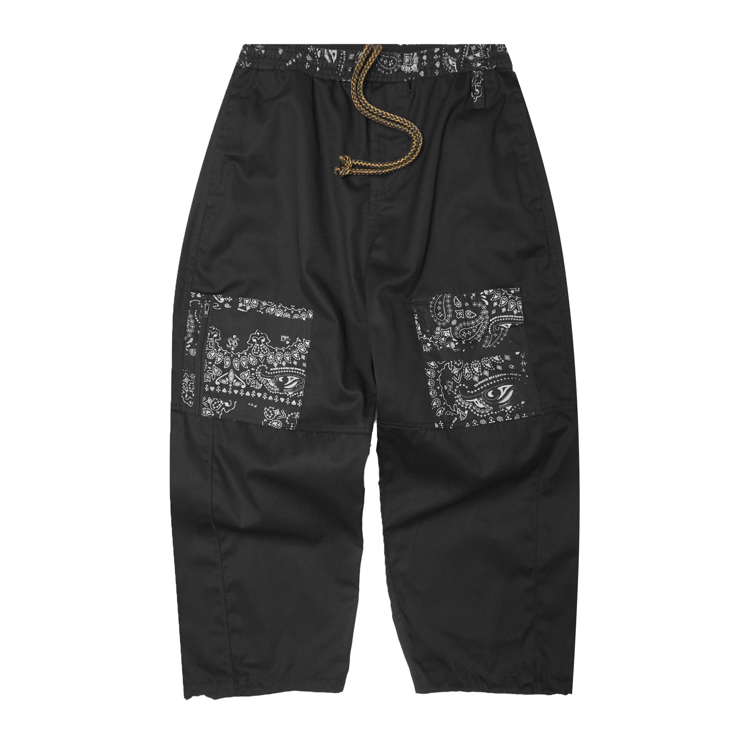 M+ NEEDLEWORK PANTS IN ANTHRACITE