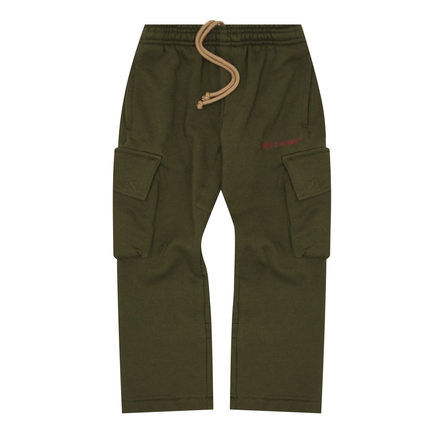 LITTLE HUMAN™ CARGO LOUNGE PANTS IN OLIVE