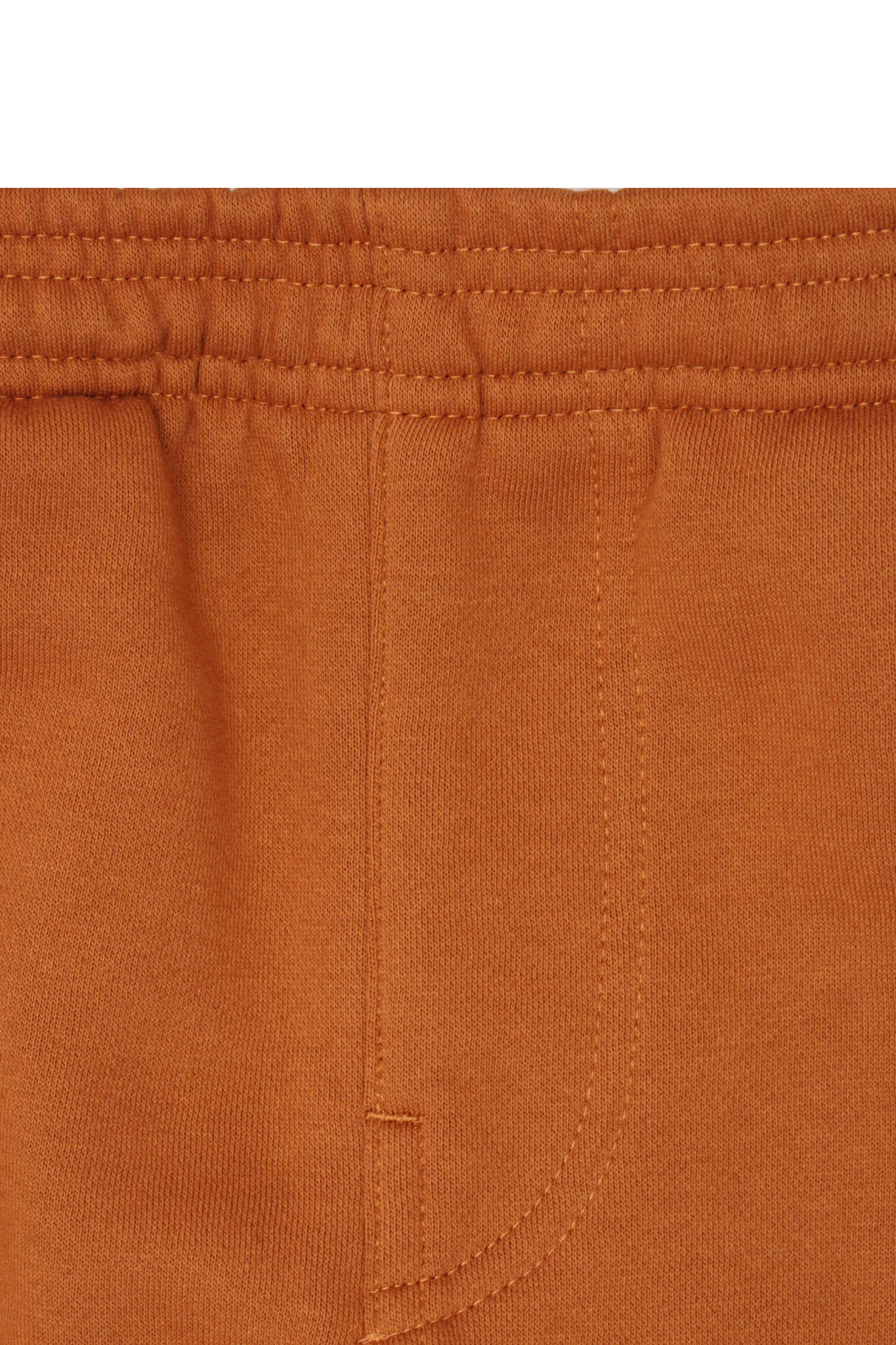 PLEATED WIDE LOUNGE PANTS IN TANGERINE