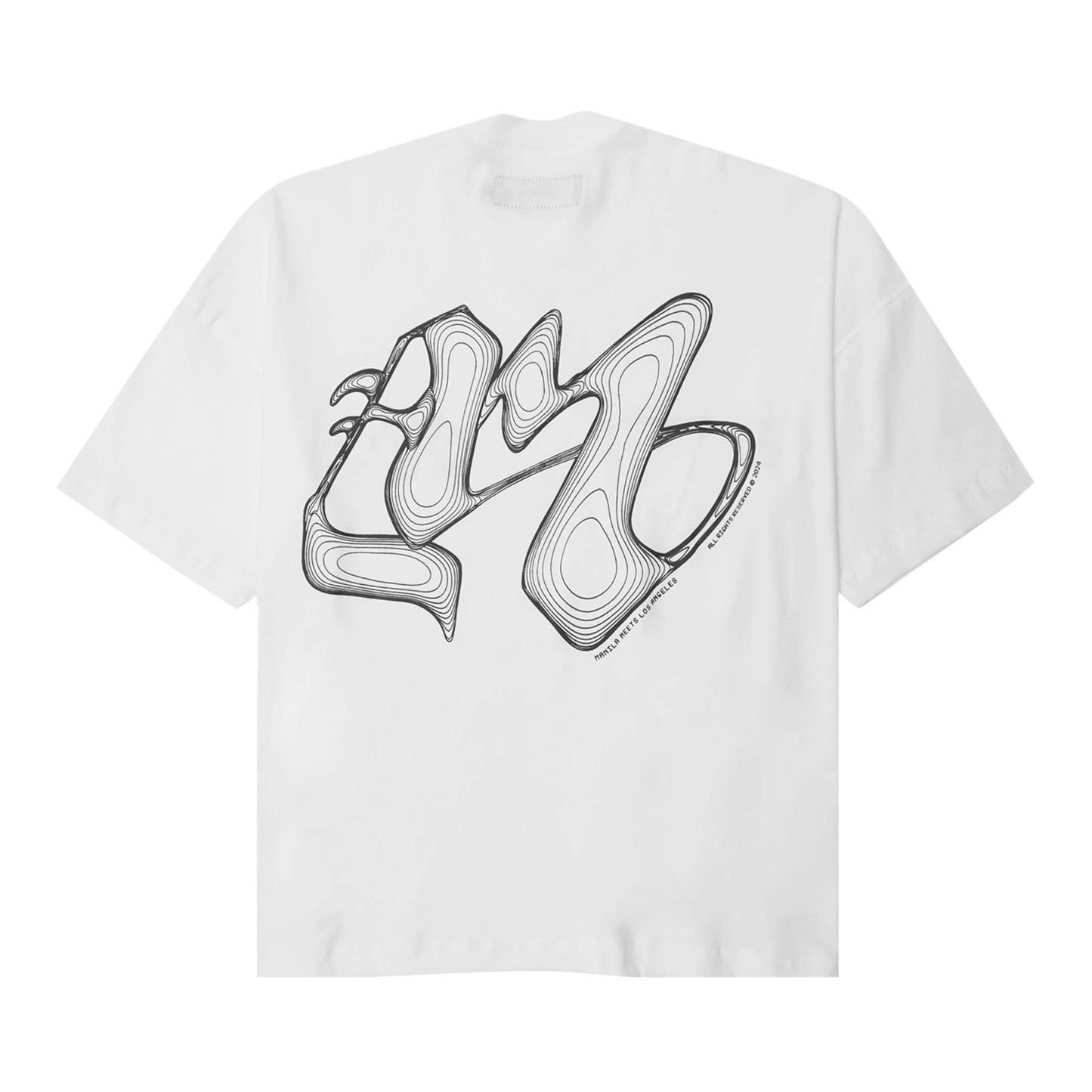 M'$ RIFT VAST TEE IN WHITE