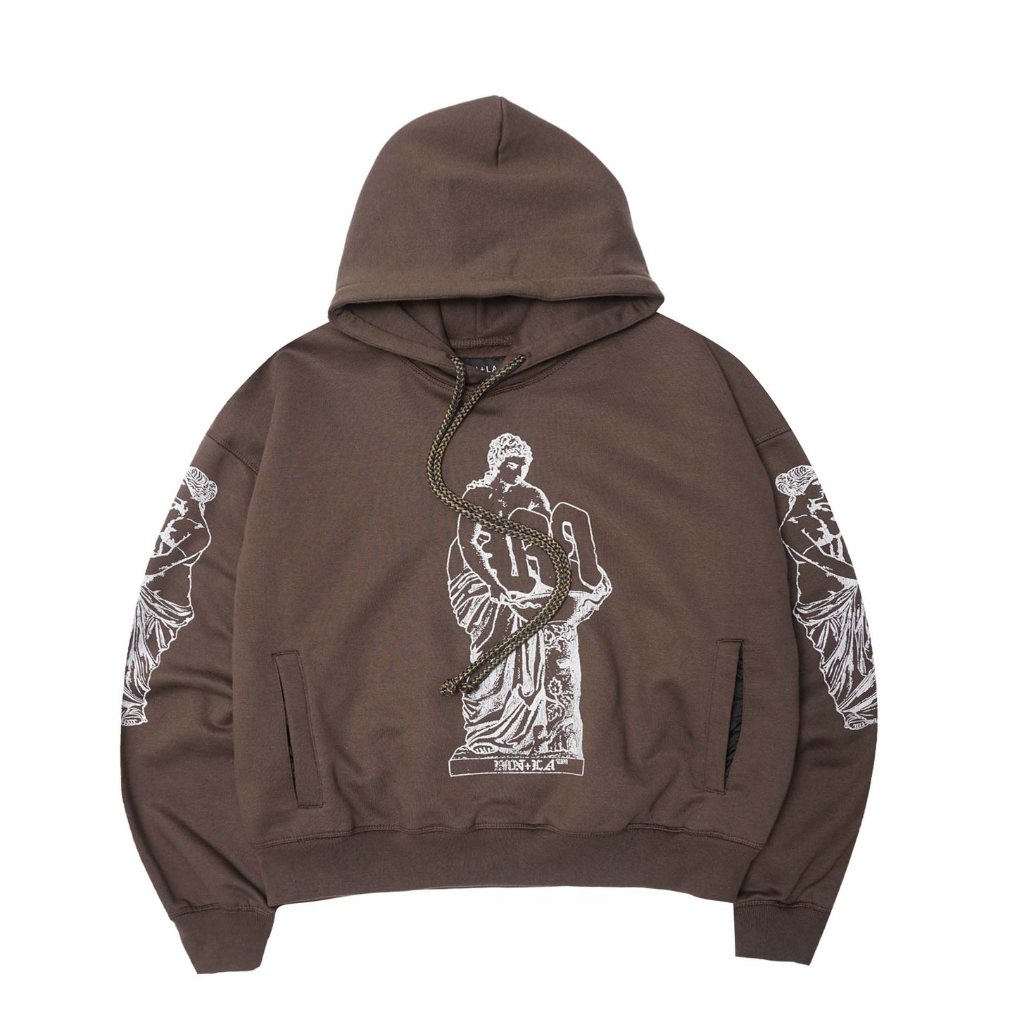 M'$ MOTHERLAND HOODIE IN WOOD