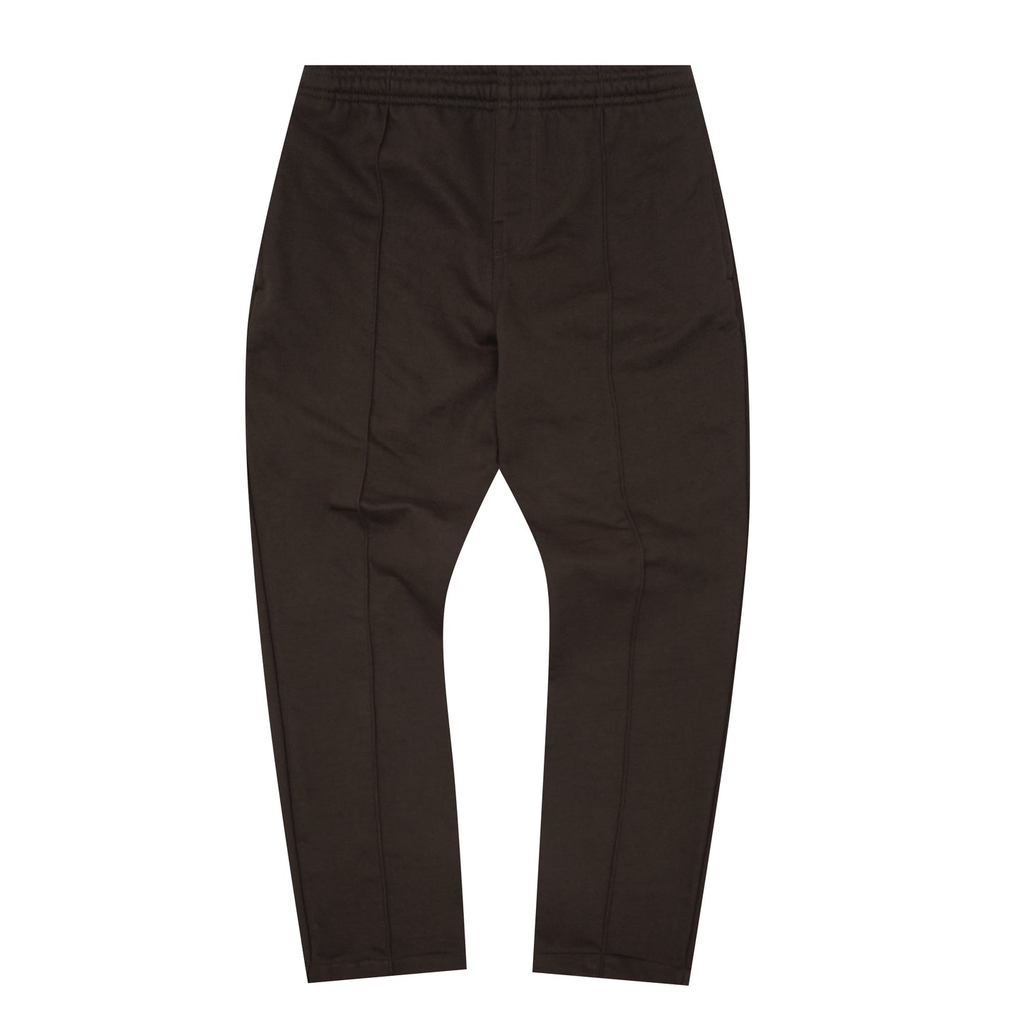 FRENCH TERRY PLEATED LOUNGE PANTS IN WOOD