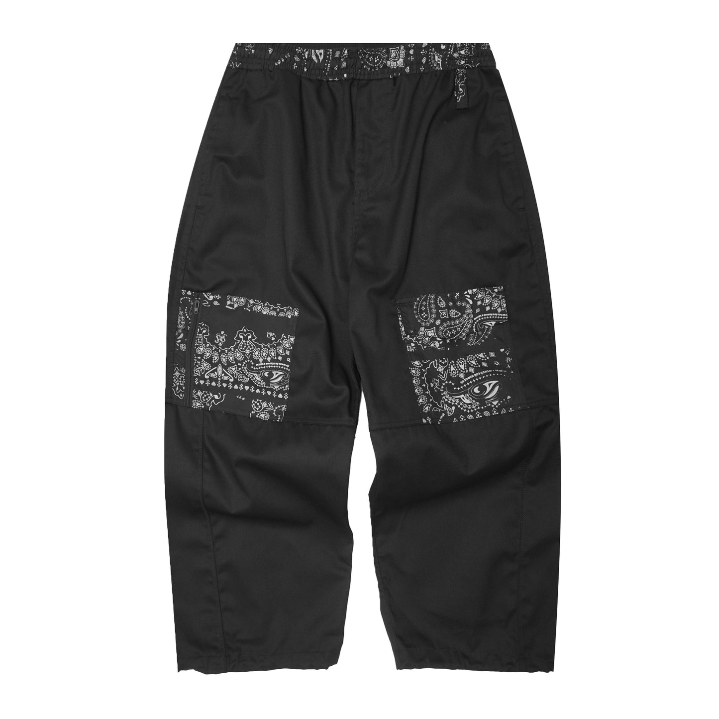M+ NEEDLEWORK PANTS IN ANTHRACITE