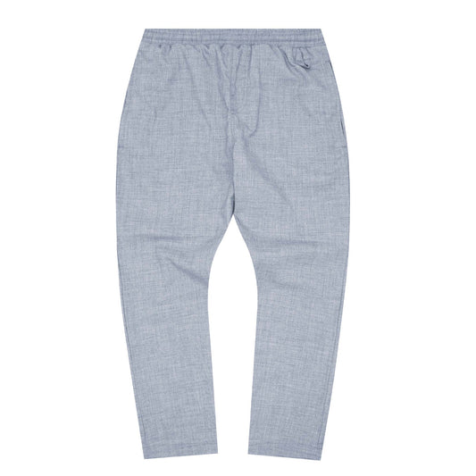CROPPED LOUNGE PANTS IN PEBBLE BLUE