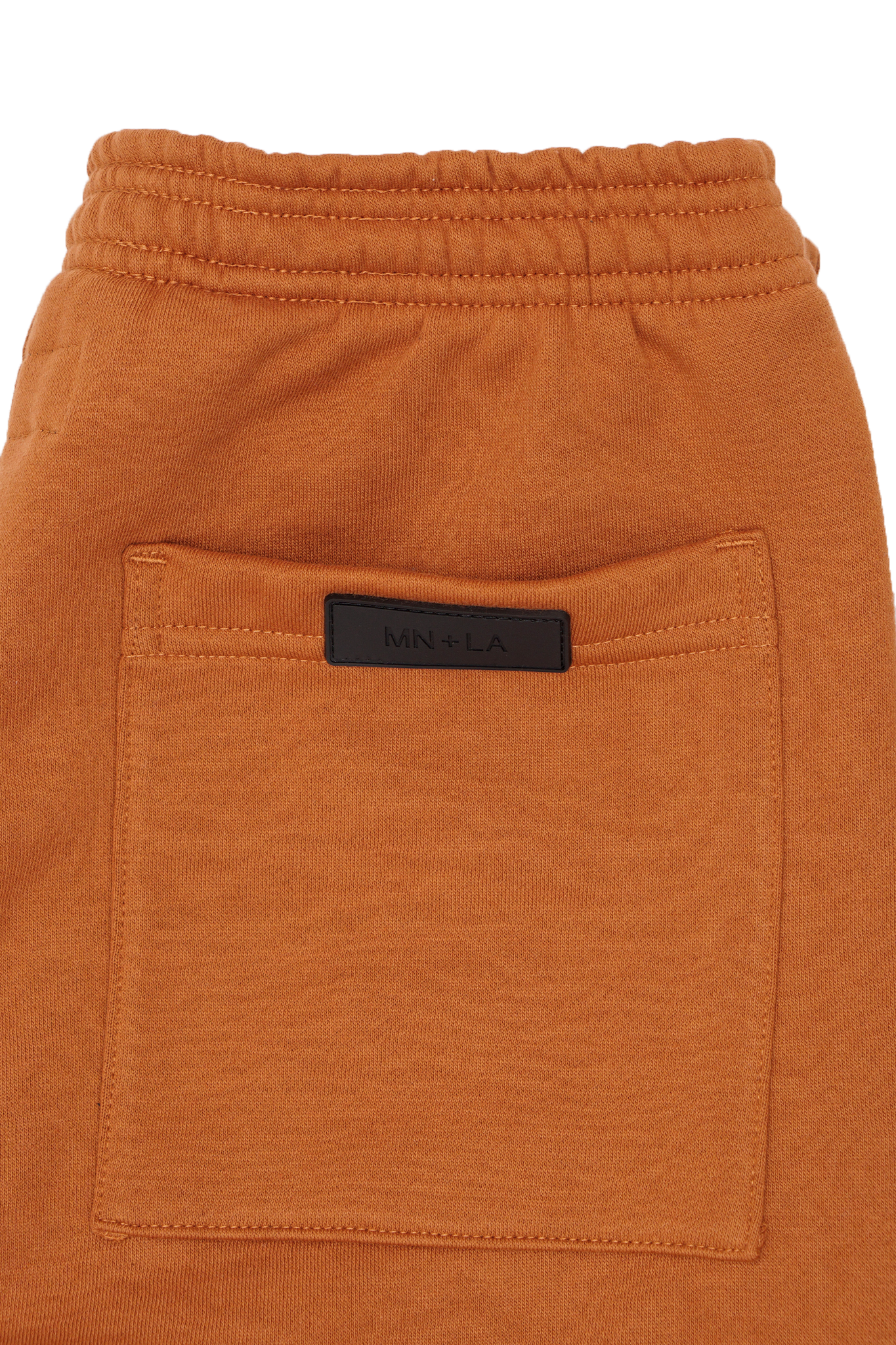 PLEATED WIDE LOUNGE PANTS IN TANGERINE