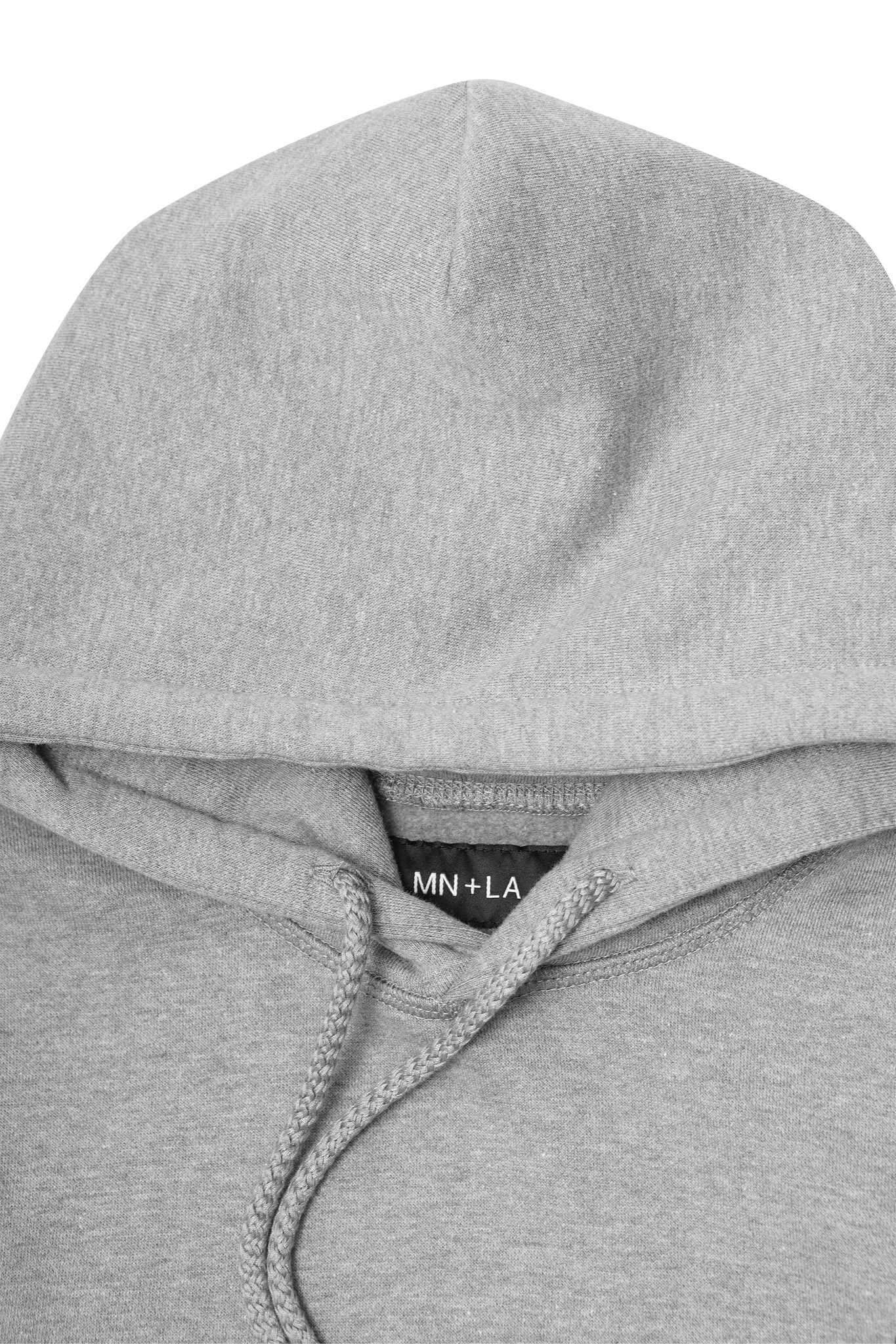 M+ HOODIE IN HEATHER GREY