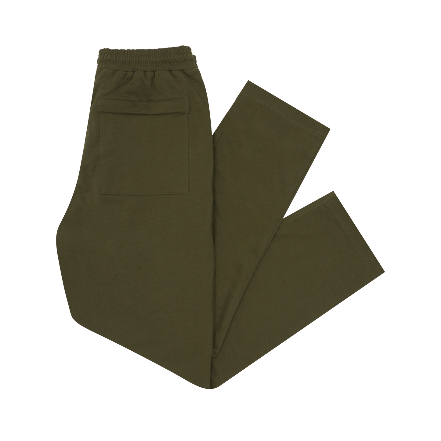 WAFFLE WEAVE LOUNGE PANTS IN OLIVE
