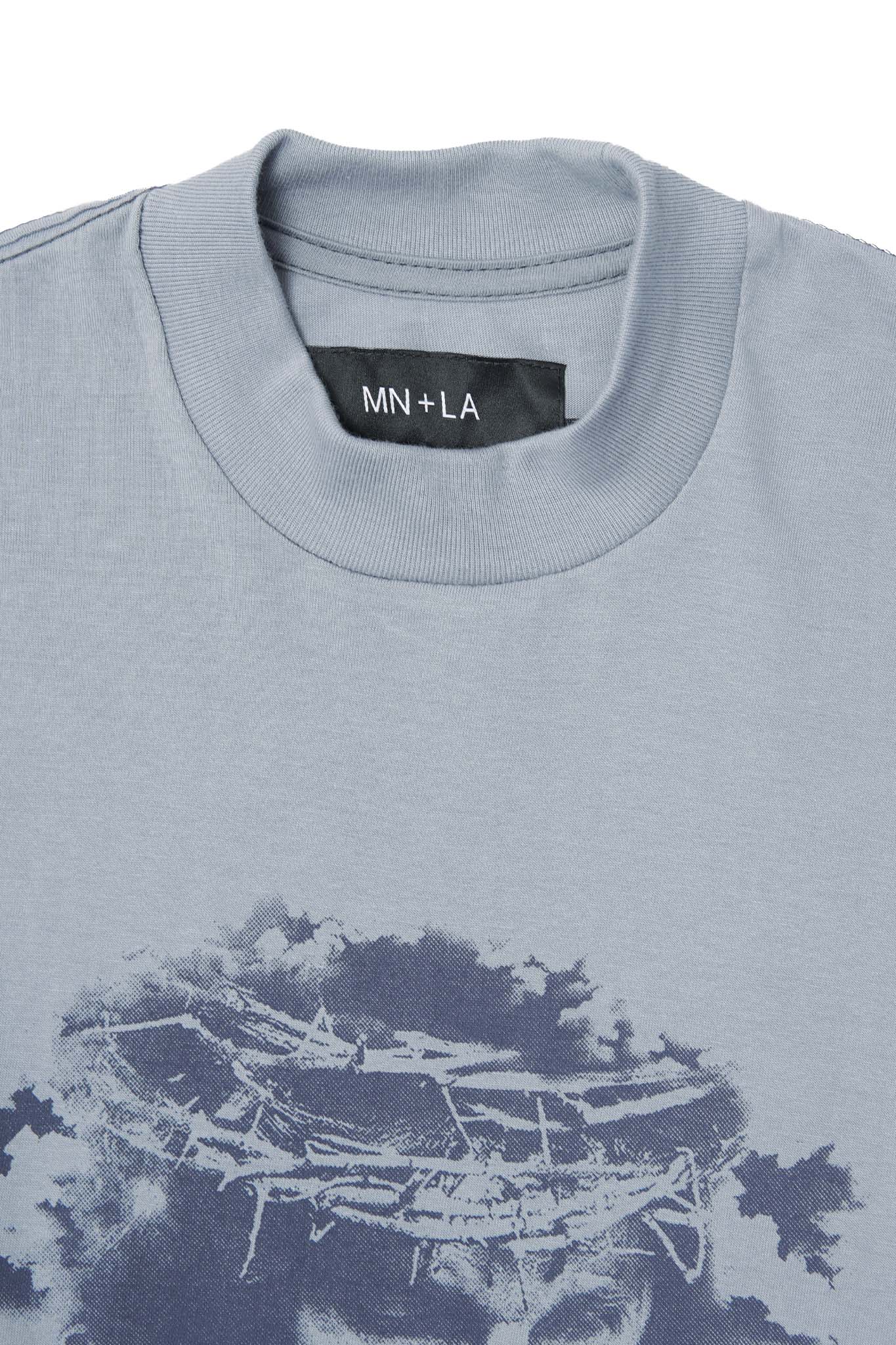 "CROWN OF THORNS" TEE IN GLACIER