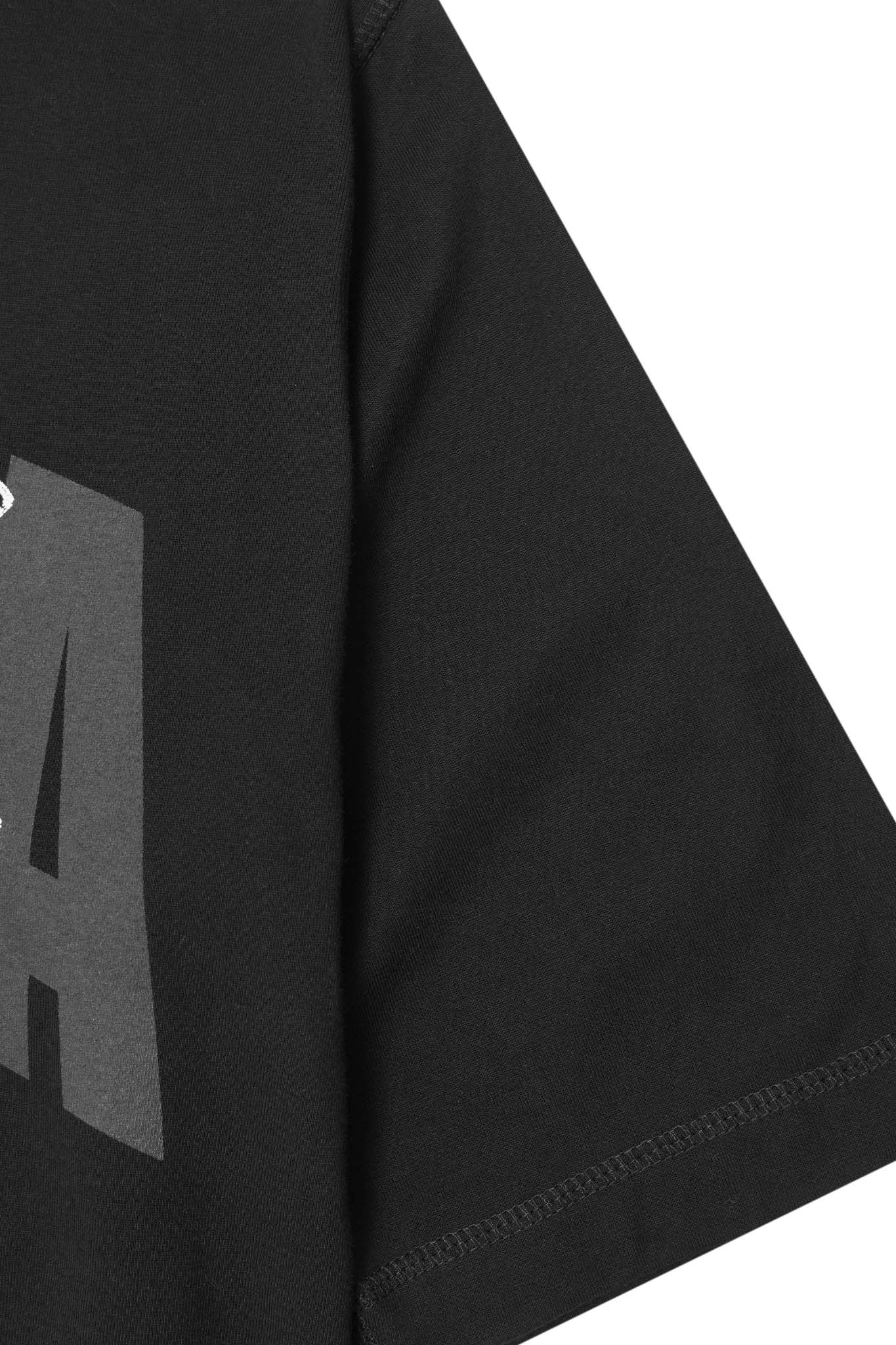 "MIRROR M'$" TEE IN ANTHRACITE