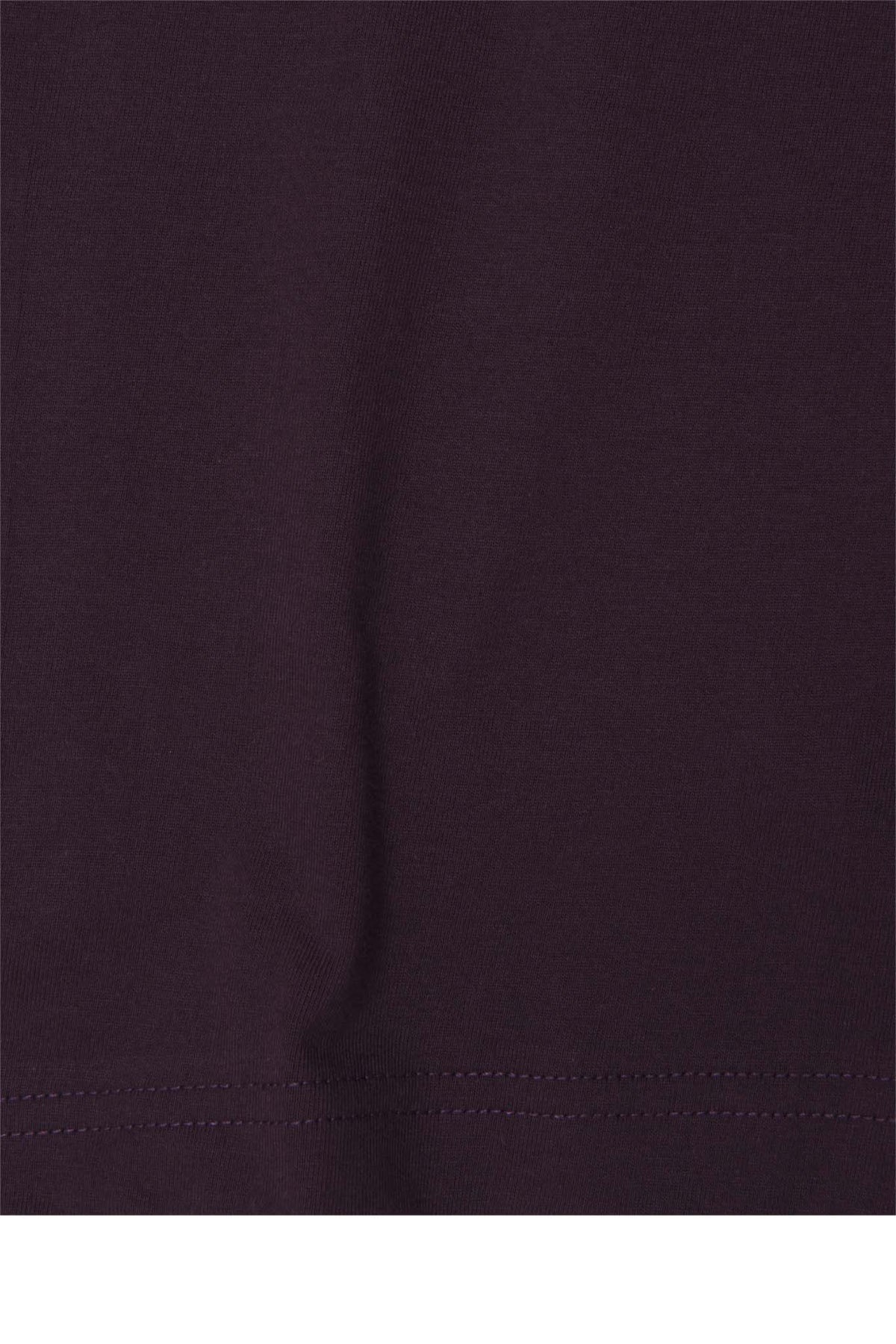 MOCK NECK TEE IN SHADOW PURPLE