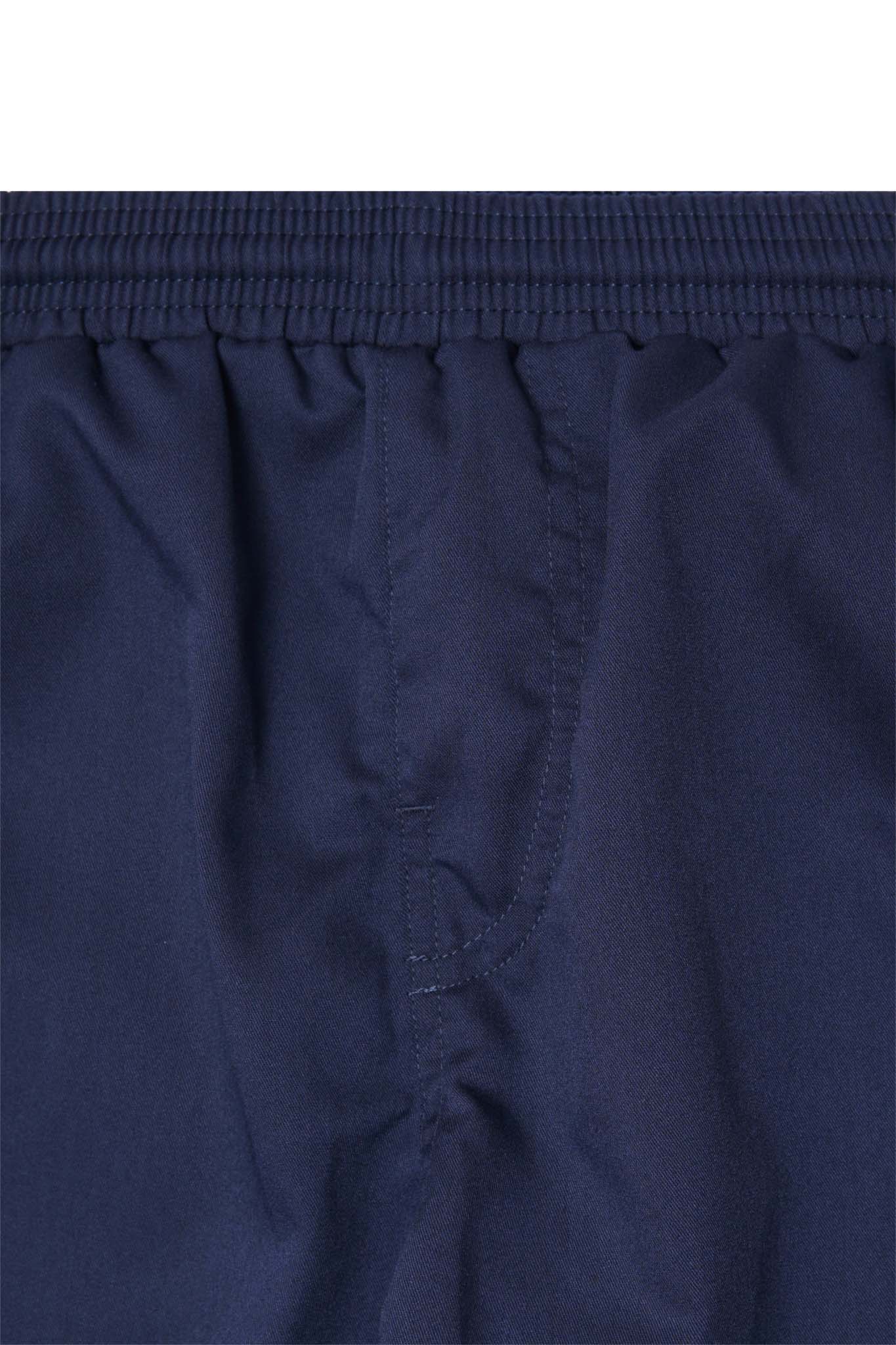 CROPPED WIDE PANTS IN MIDNIGHT BLUE