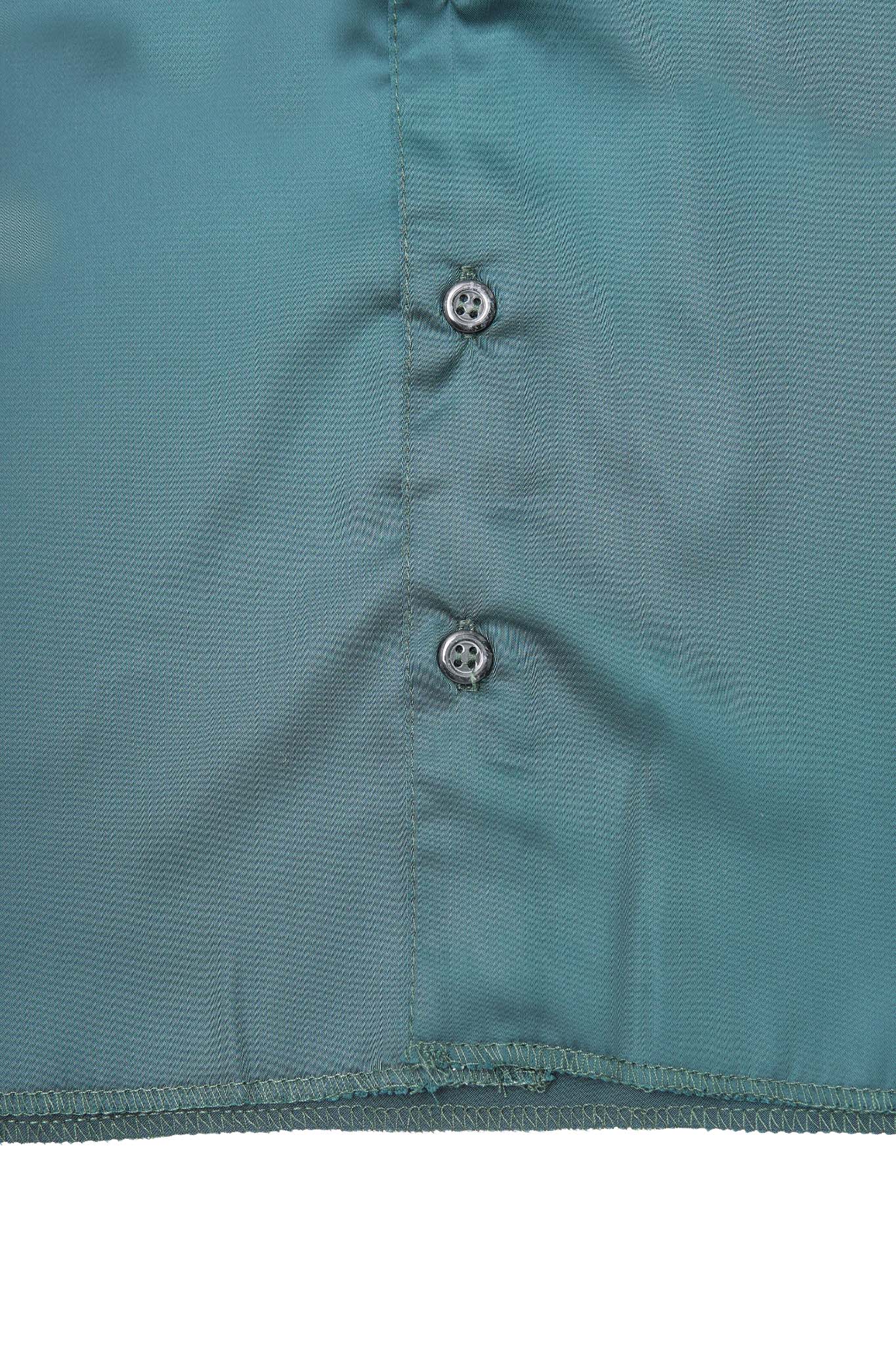 MANDARIN S/S SHIRT IN EMERALD