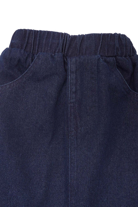LITTLE HUMAN™ DENIM SKIRT IN DARK NAVY