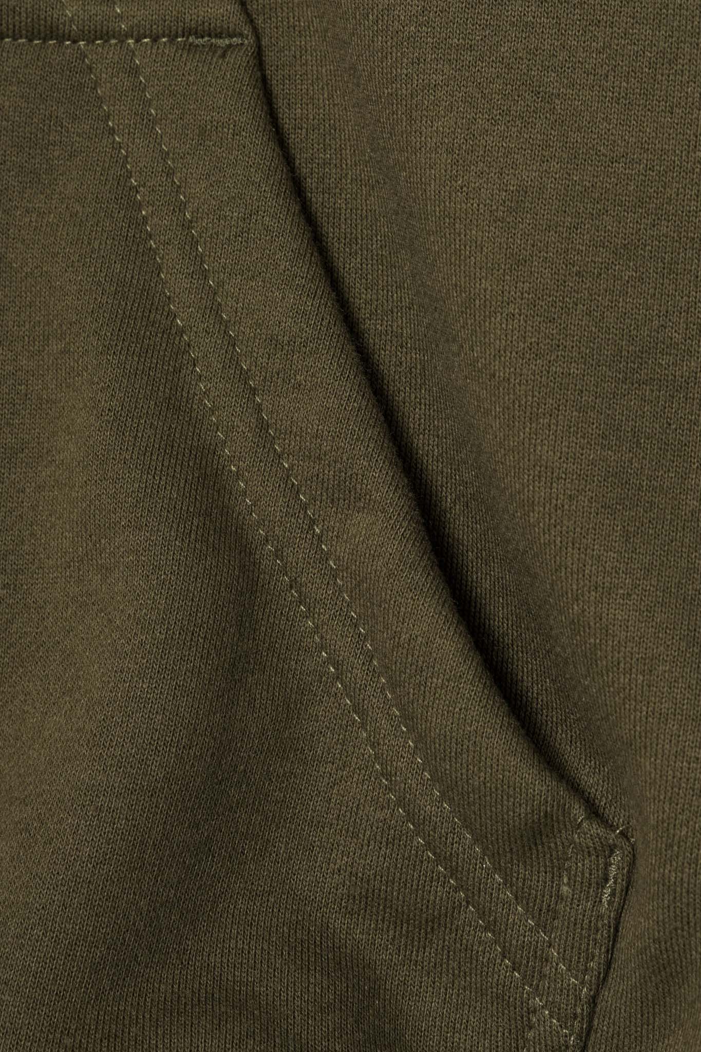 DECONSTRUCTED HOODIE IN OLIVE