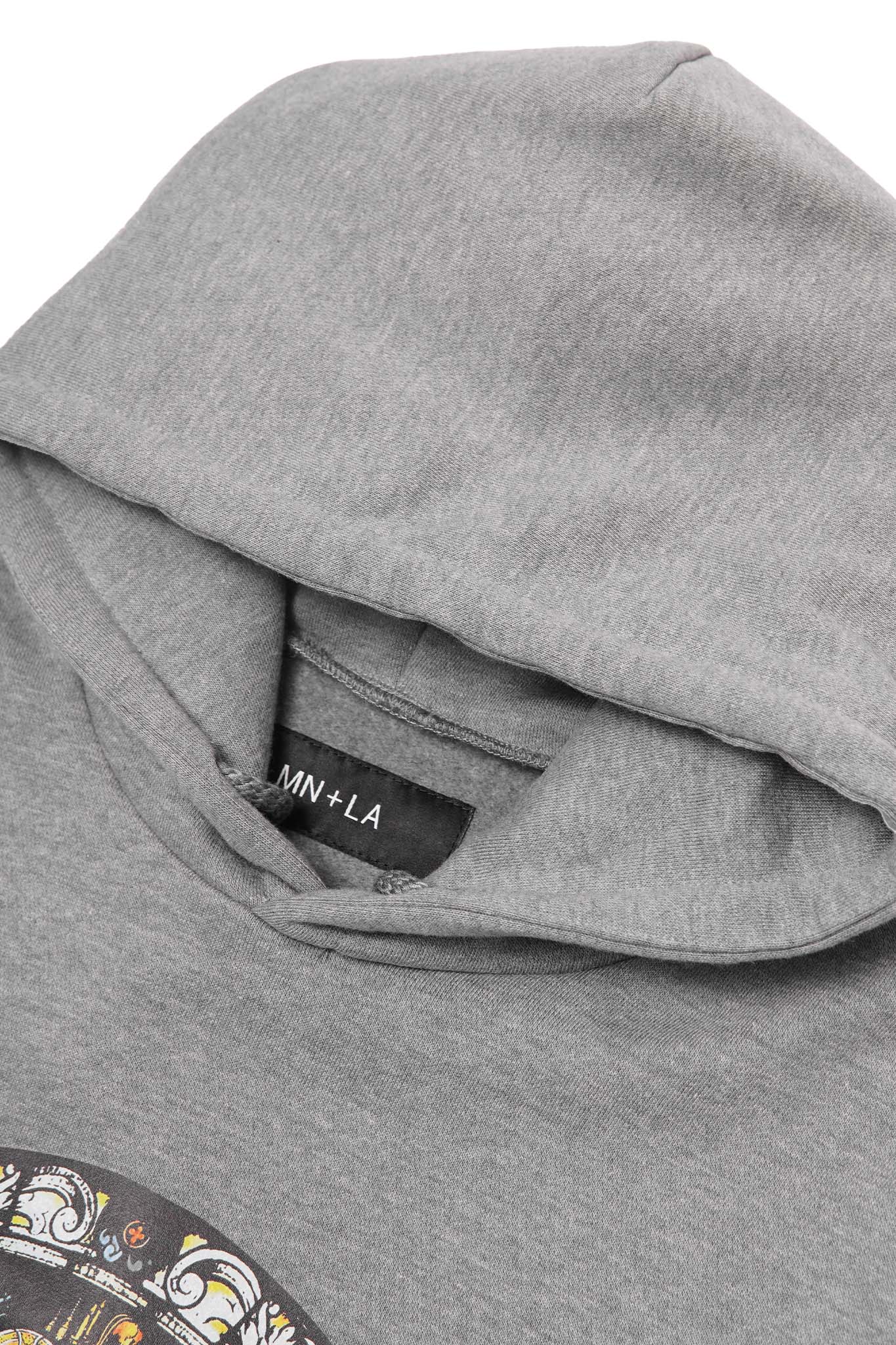 "LAST SUPPER" HOODIE IN HEATHER GREY