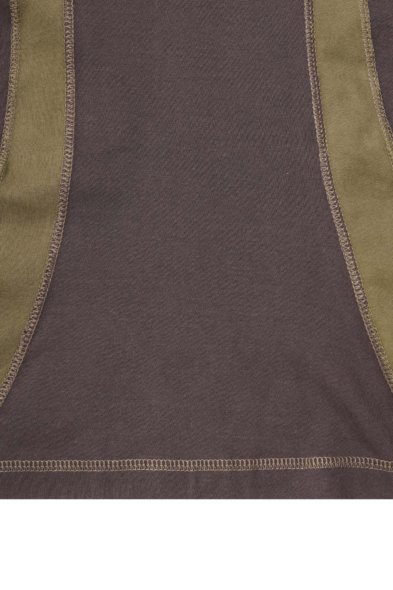 FLOW TEE IN STONE GREY