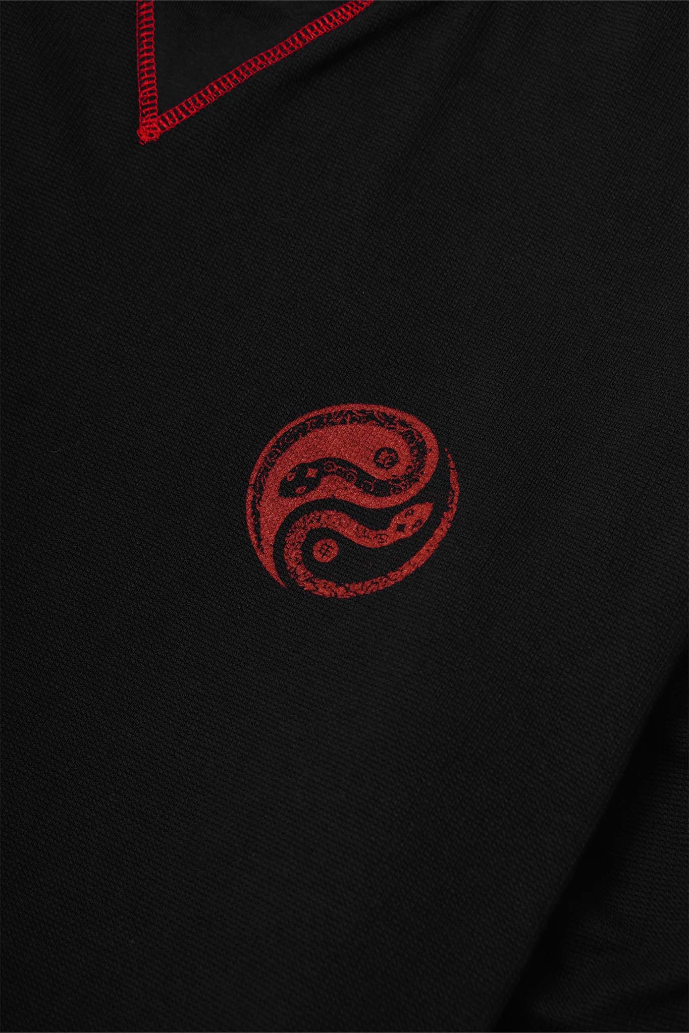 "YEAR OF THE SNAKE" MILITIA LONGSLEEVE TEE IN ANTHRACITE