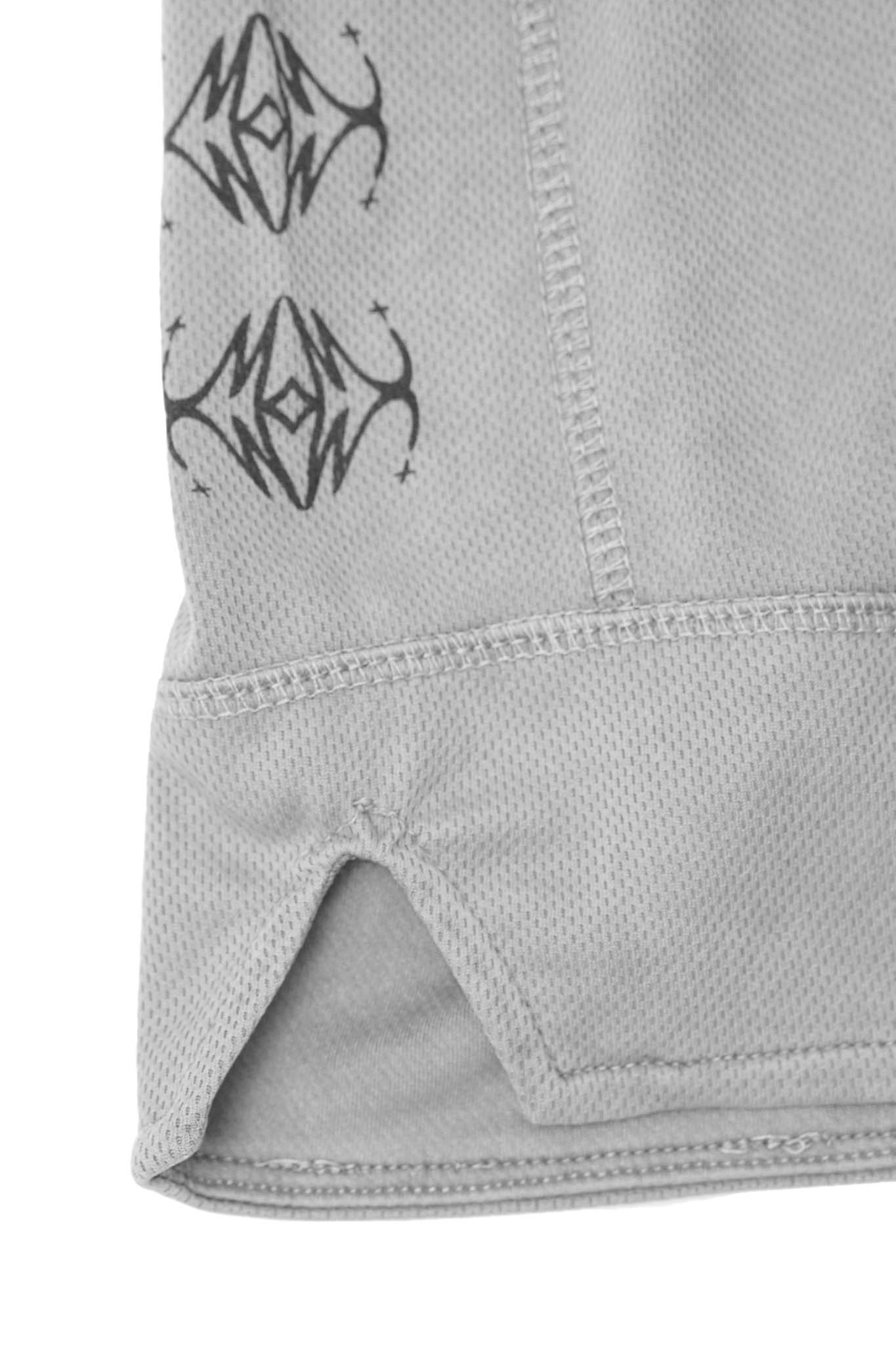 "COLLIDE" KNUCKLEHEAD MESH SHORTS V2 IN CEMENT