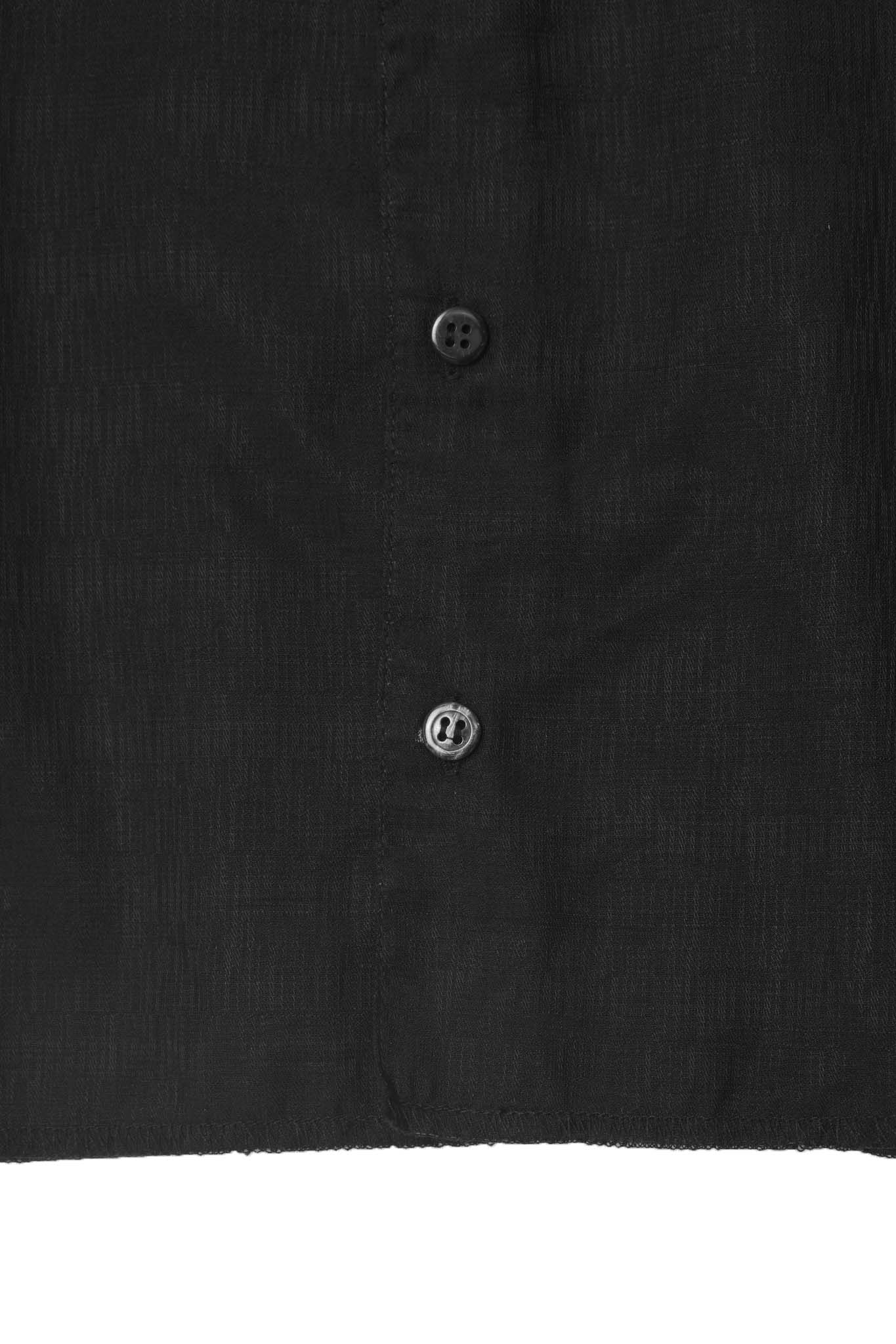 MANDARIN S/S SHIRT IN ANTHRACITE