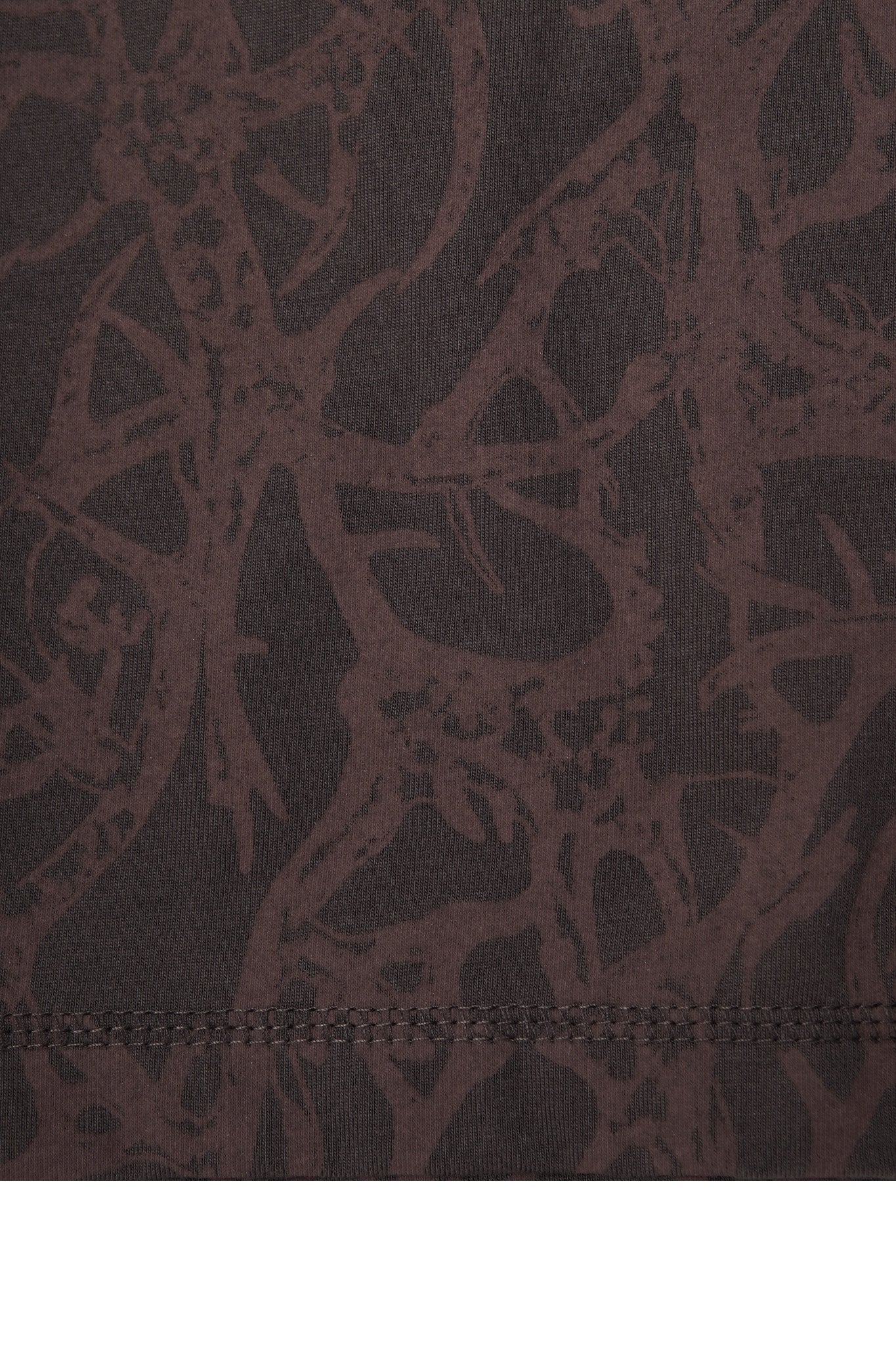 "VINES AND THORNS" BOX TEE IN CHARCOAL GREY