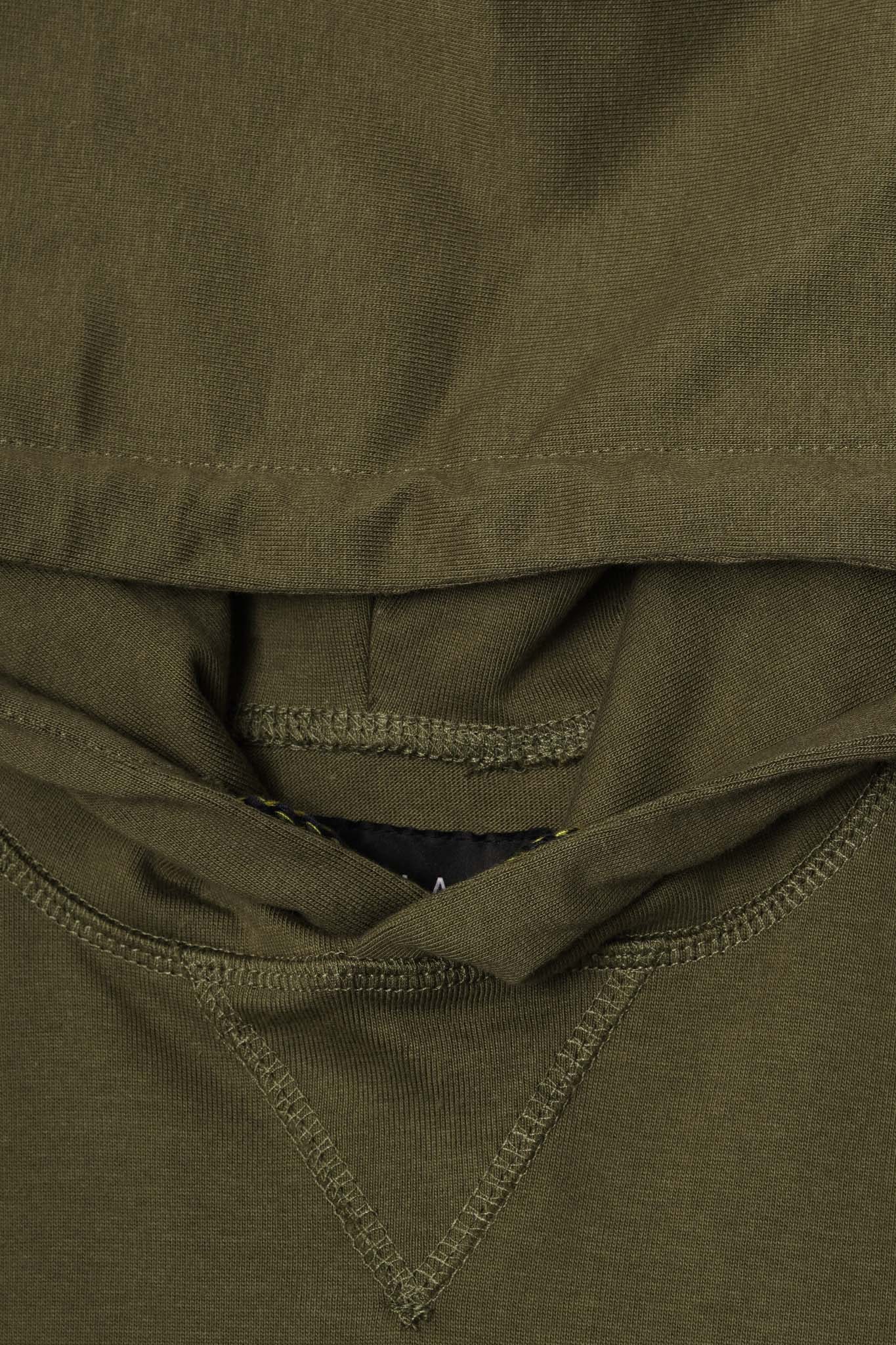 CUTOFF HOODIE V2 IN OLIVE