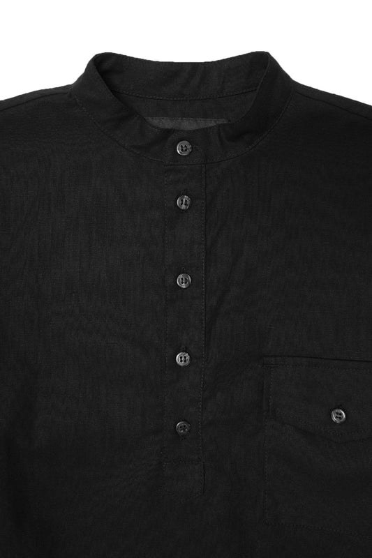 MANDARIN SHIRT IN ANTHRACITE
