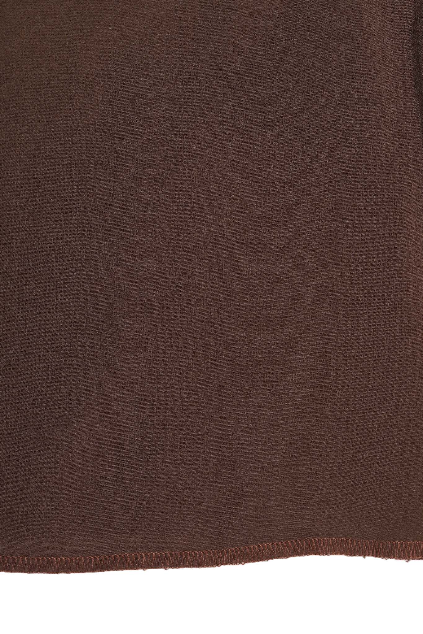MANDARIN SHIRT IN WOOD