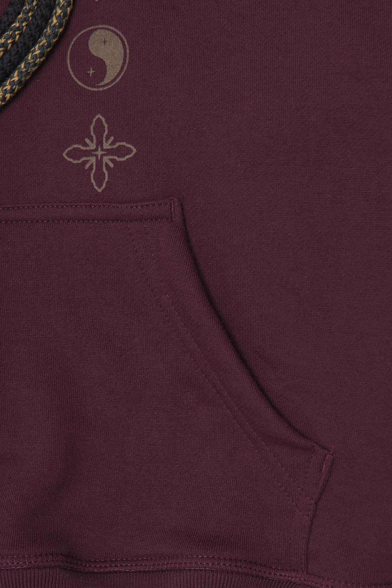 "BALANCE" HOODIE IN WINE